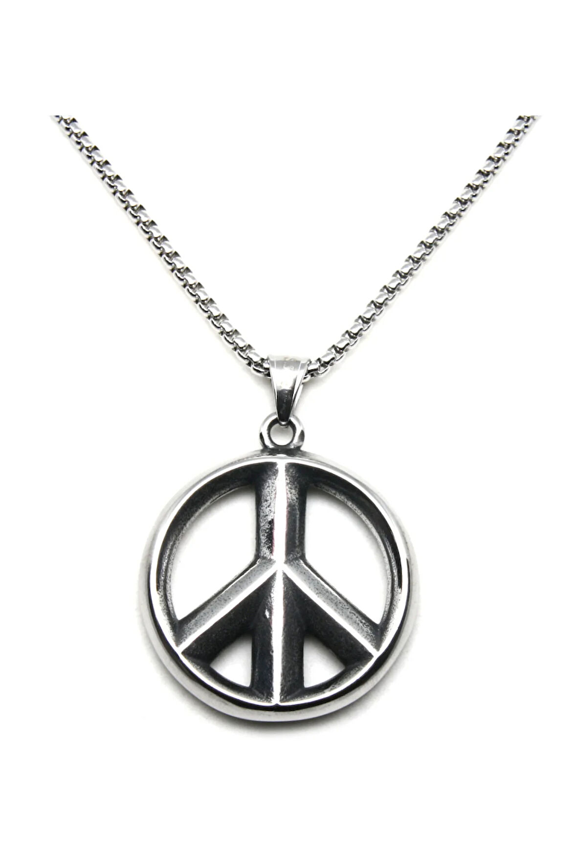 Çelik Barış Kolye