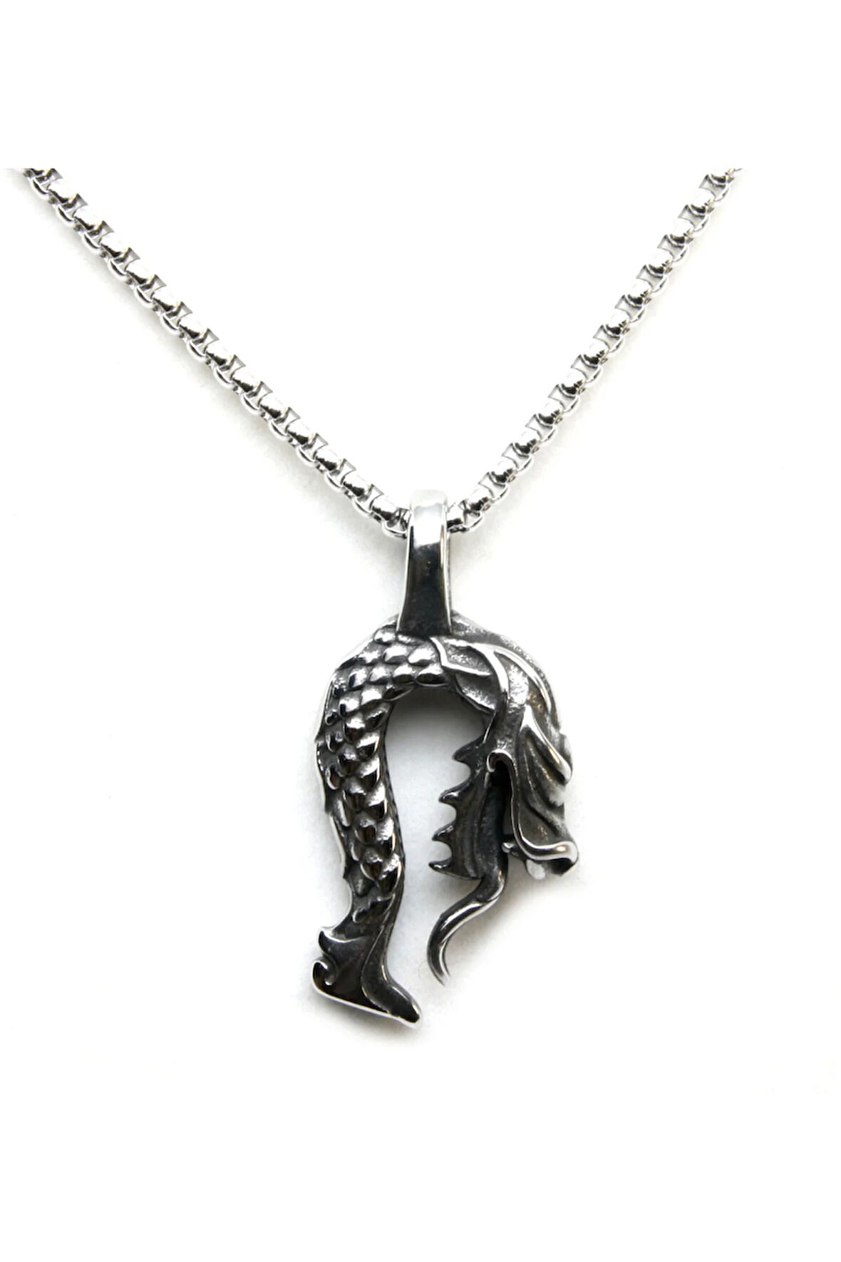 İskoç Ejderha Çelik Kolye