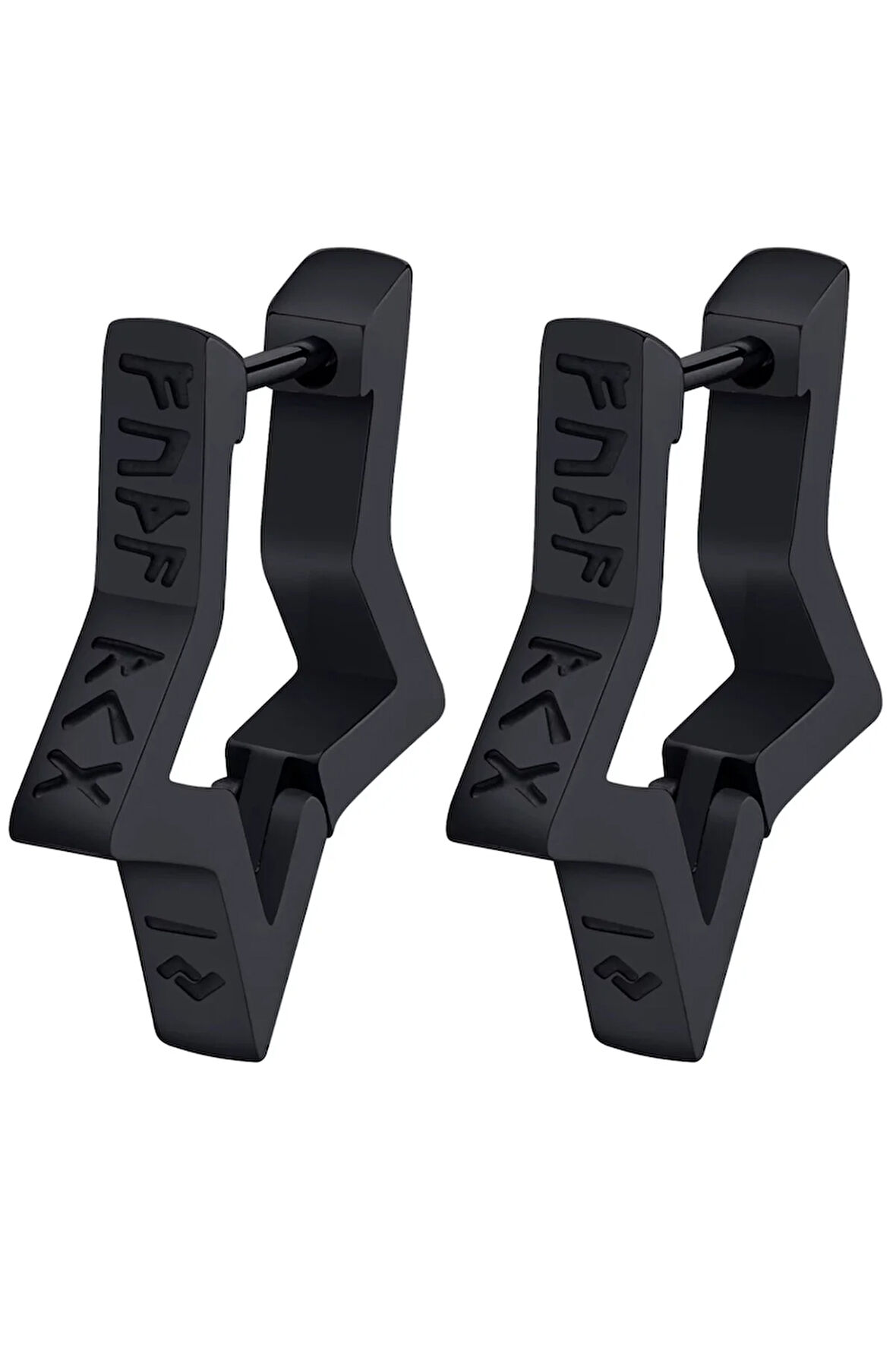 Viking Yıldız Siyah Küpe