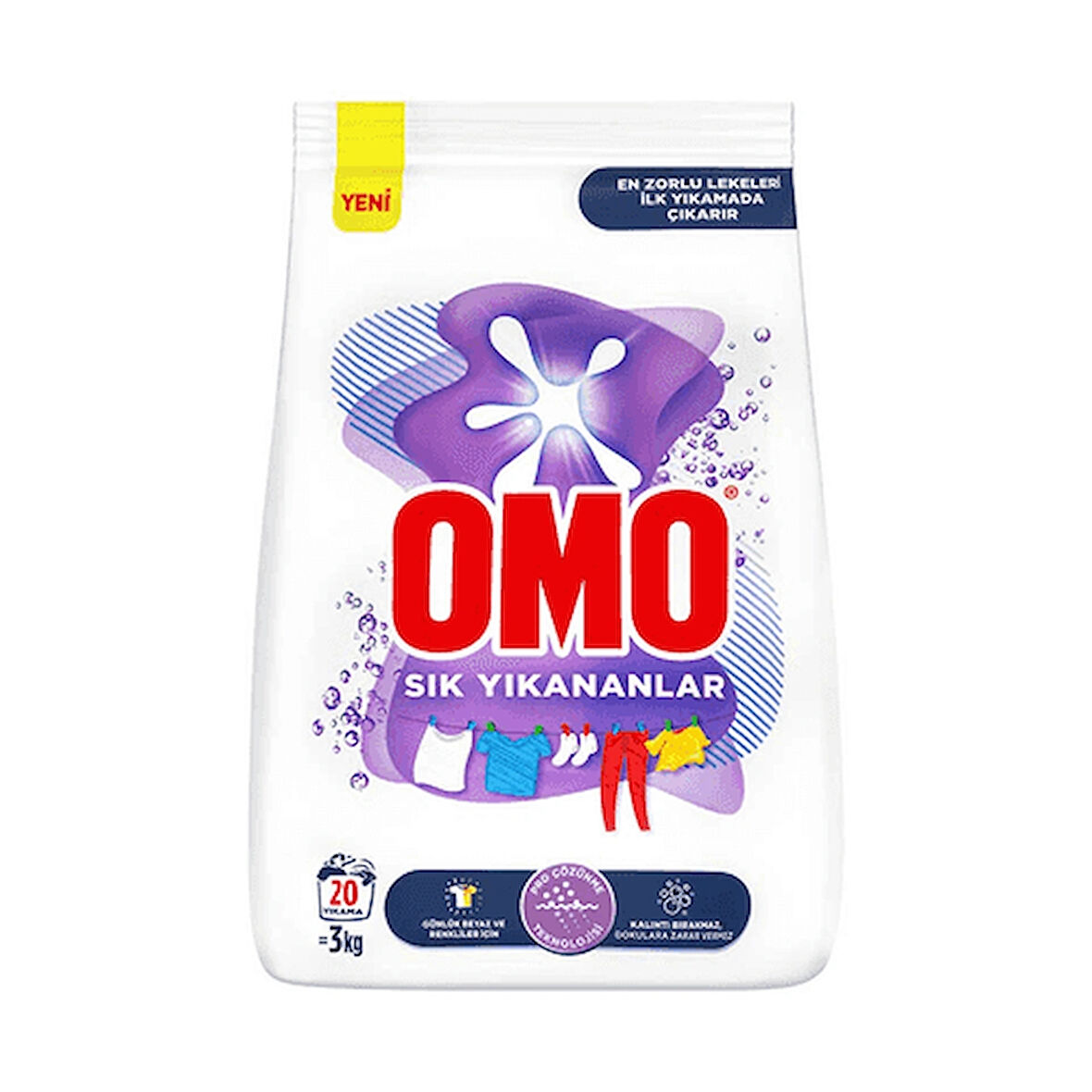 Omo Sık Yıkananlar Toz Deterjan 3 Kg