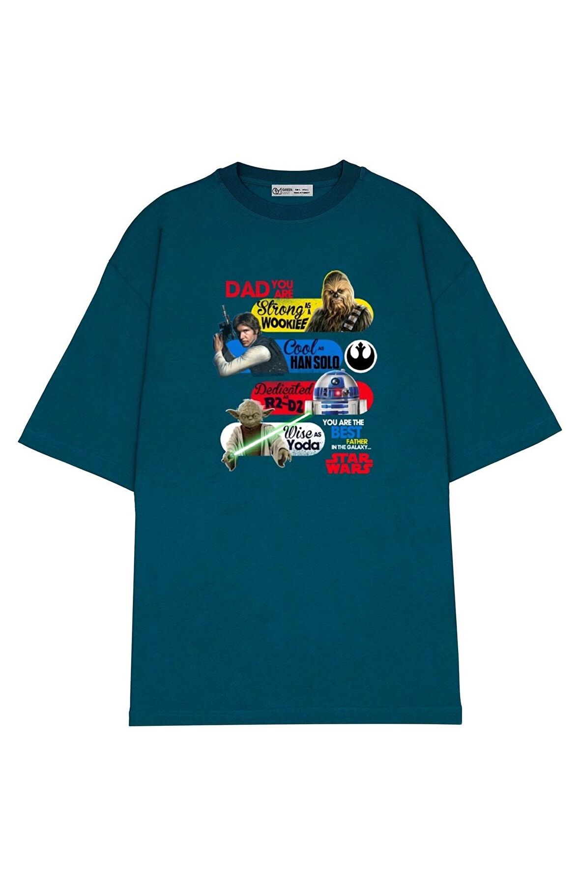 Unisex Oversize T-shirt Best Father In The Galaxy