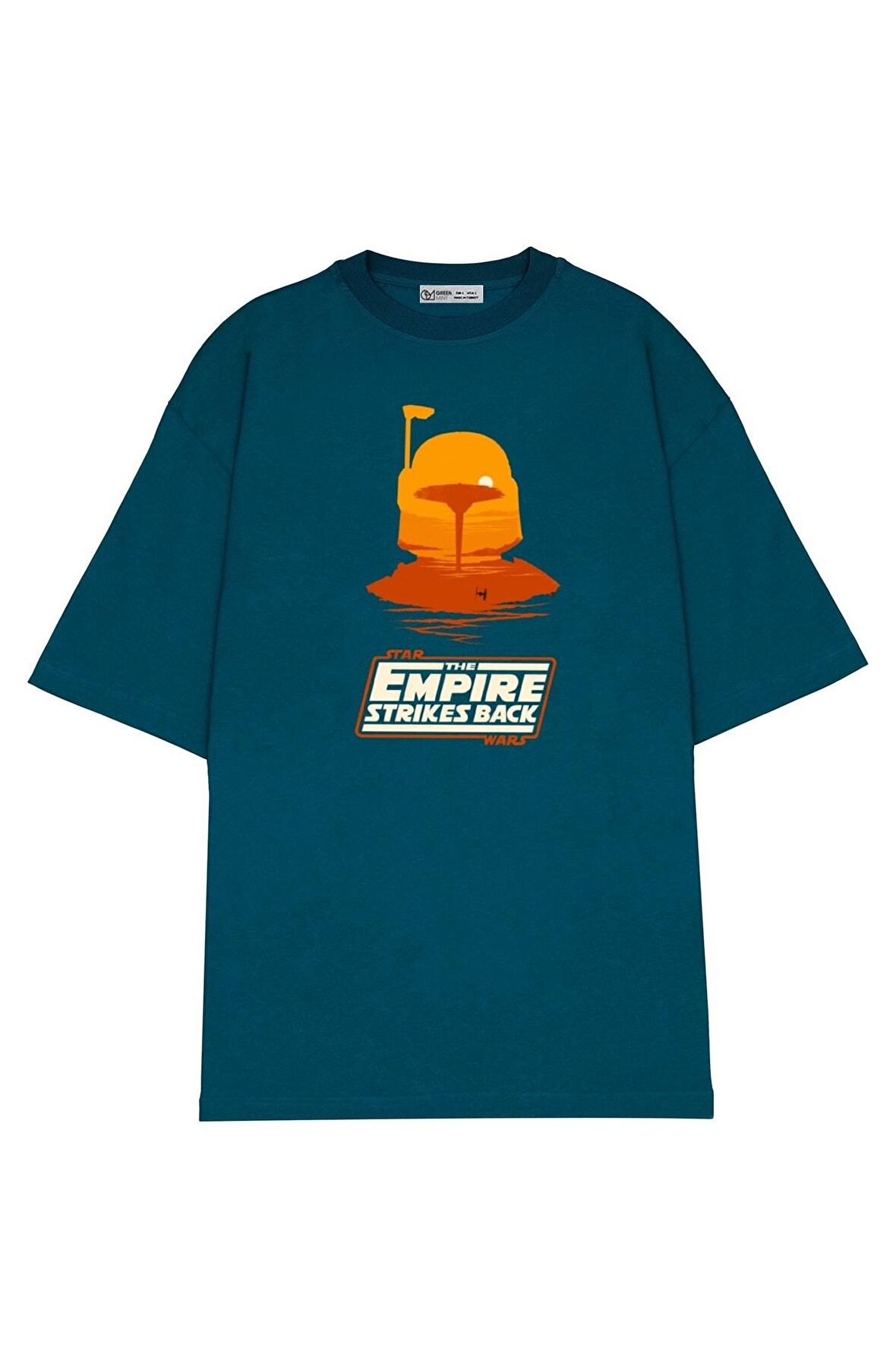 Unisex Oversize T-shirt Boba Fett - Cloud City Sunset