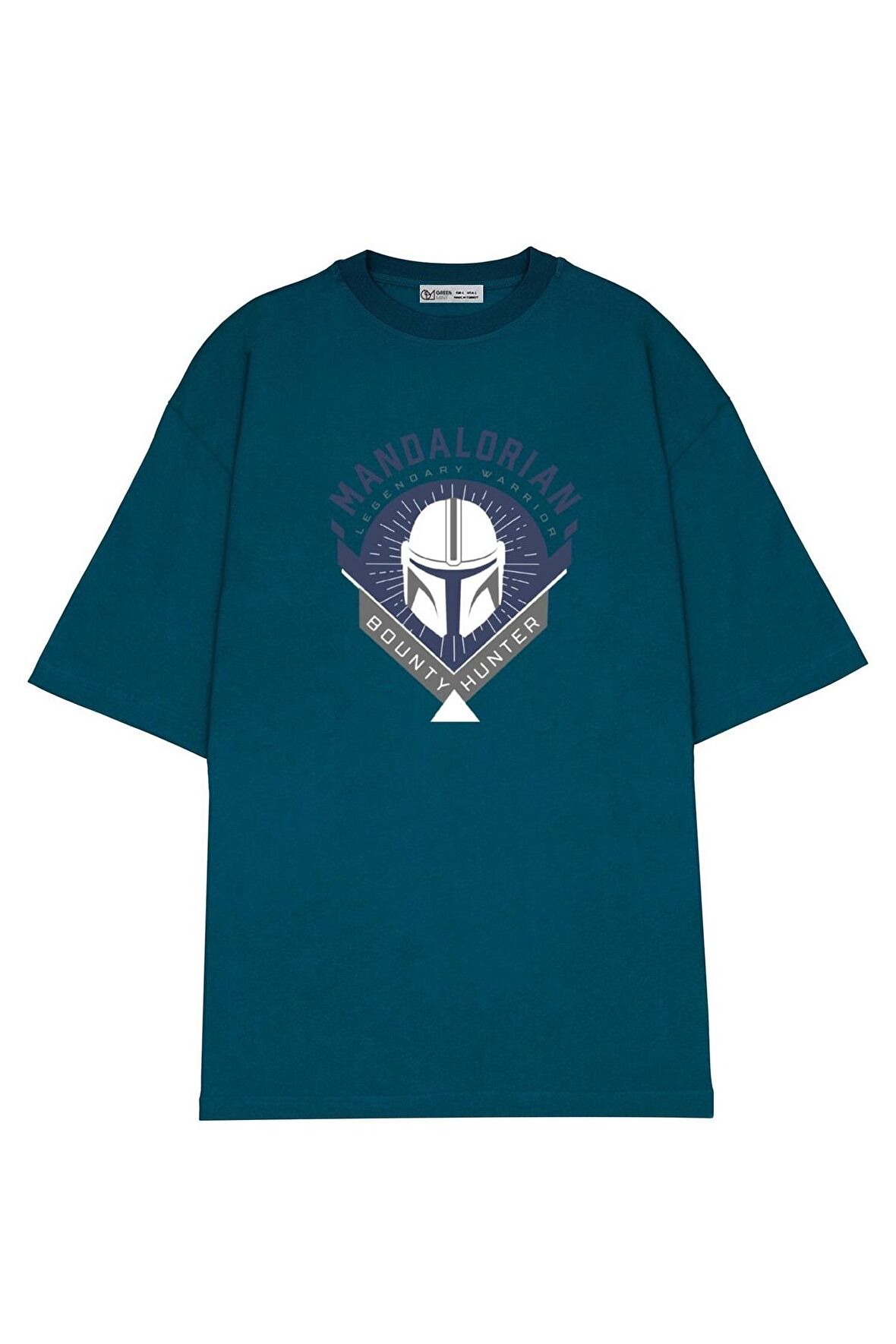Unisex Oversize T-shirt Bounty Hunter Helmet