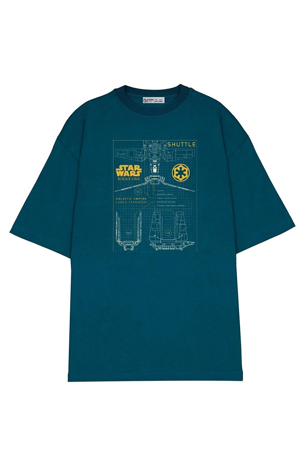 Unisex Oversize T-shirt Cargo Transport Schema