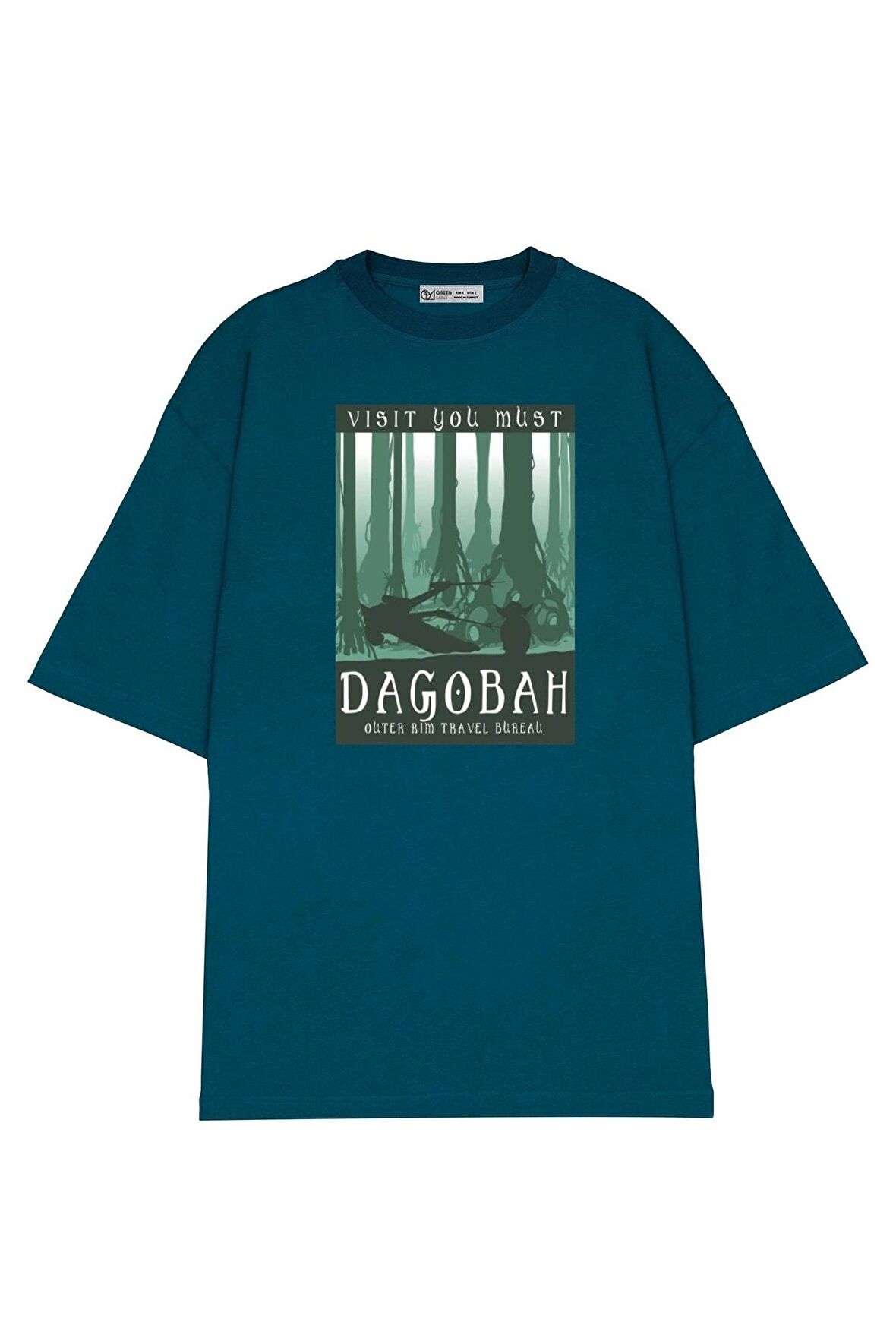 Unisex Oversize T-shirt Dagobah Travel