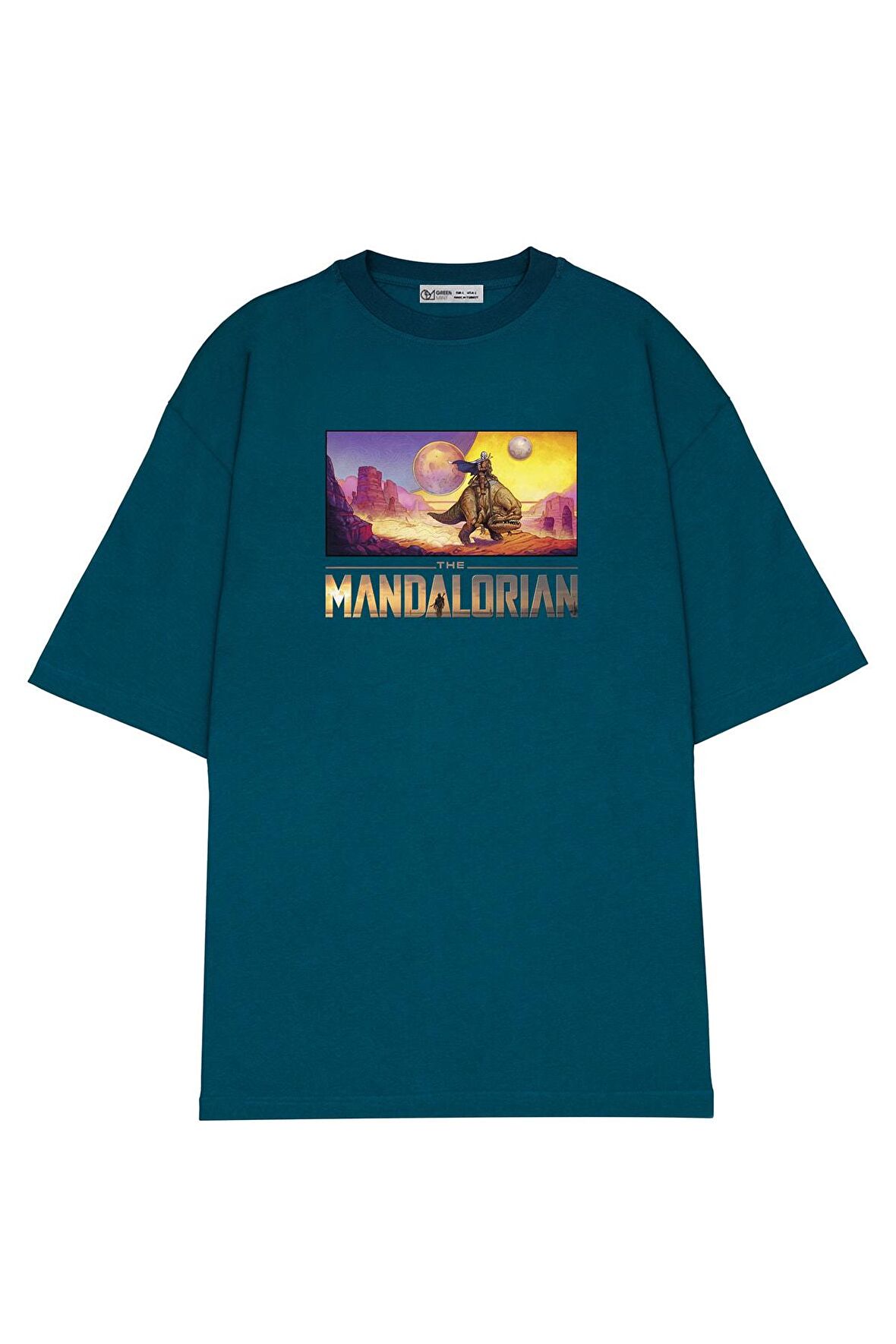 Unisex Oversize T-shirt Mandalorian Landscape