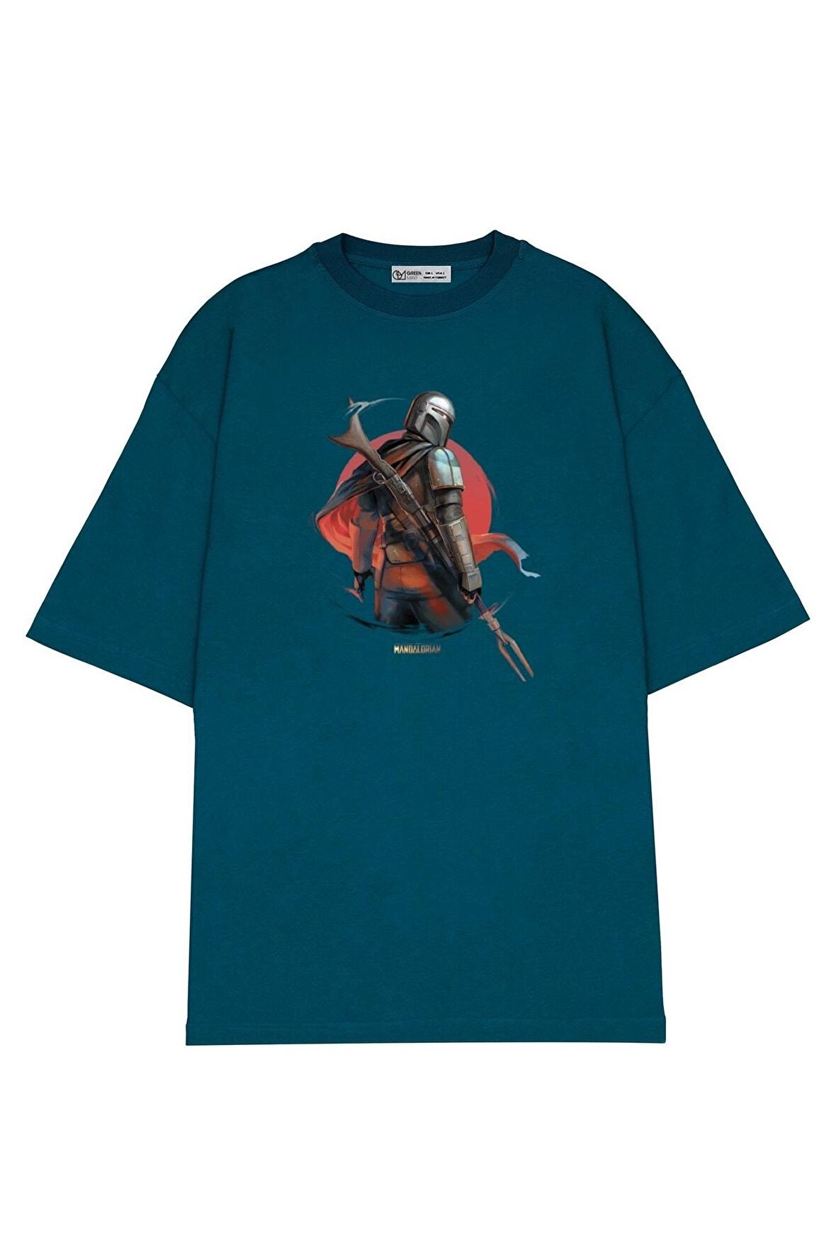 Unisex Oversize T-shirt Red Sun Mandalorian