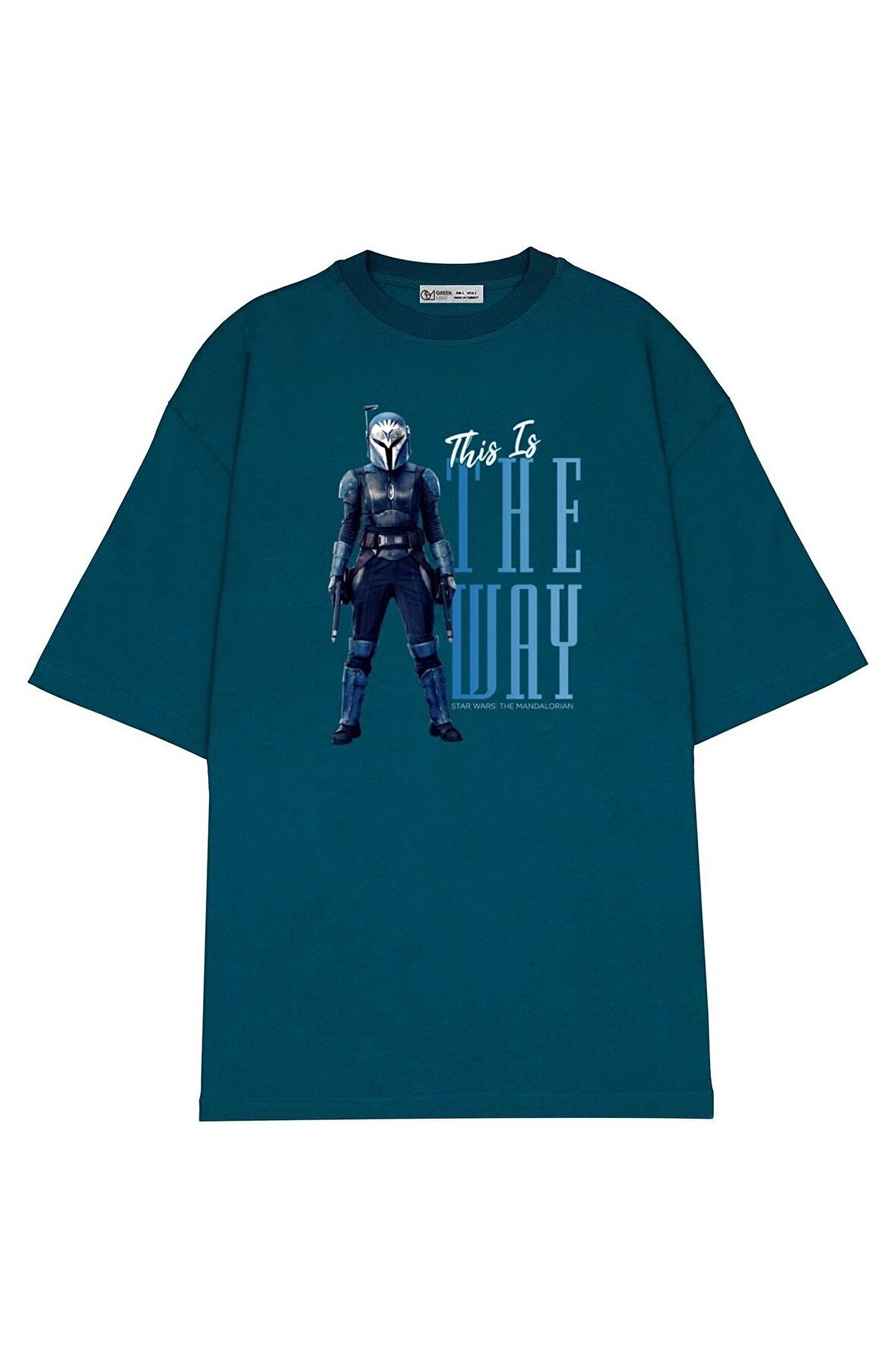 Unisex Oversize T-shirt Star Wars Mandalorian Bo-katan This Is The Way