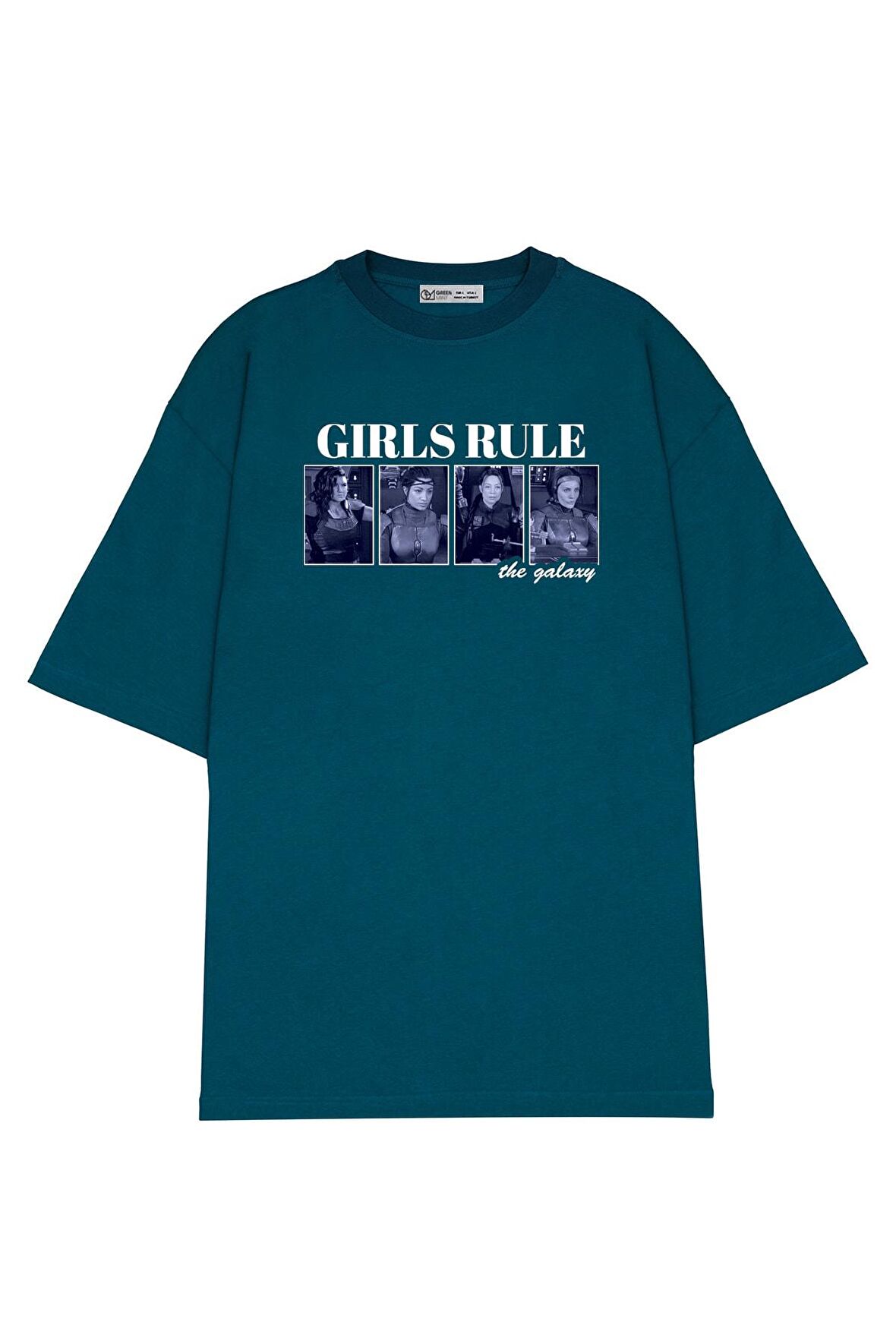 Unisex Oversize T-shirt Star Wars Mandalorian Girls Rule The Galaxy