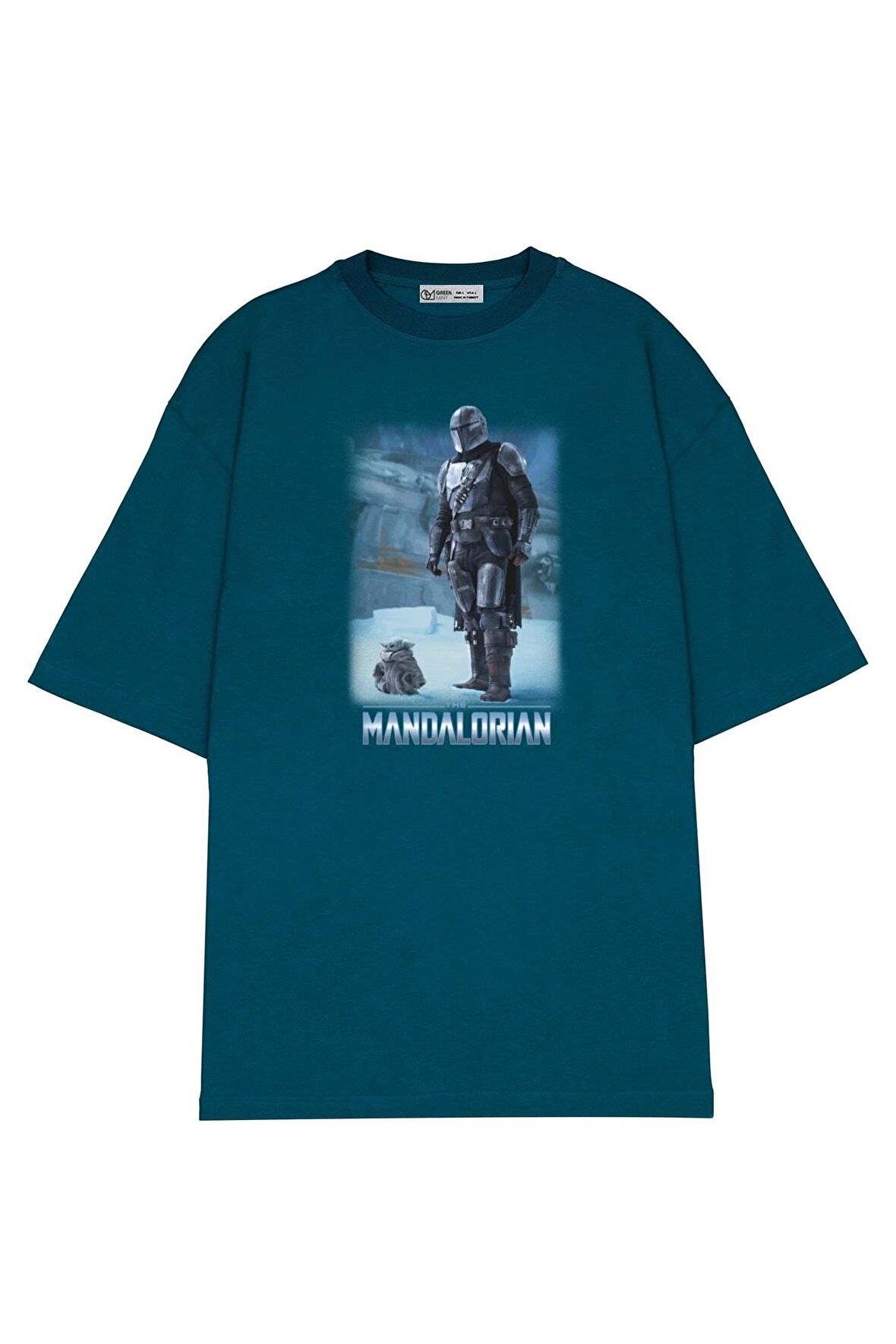 Unisex Oversize T-shirt Star Wars Mandalorian Into The Ice Cave