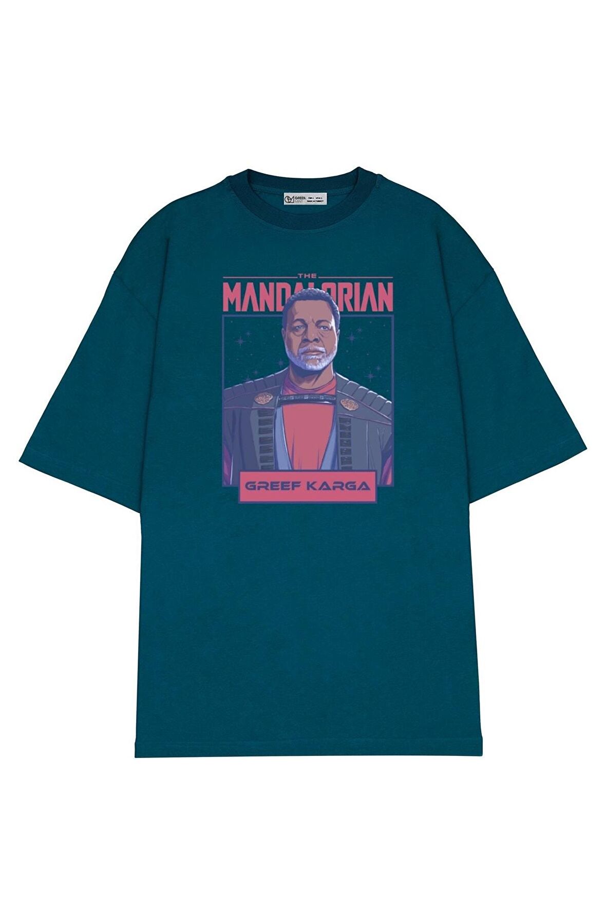 Unisex Oversize T-shirt Star Wars Mandalorian Karga Your Only Hope