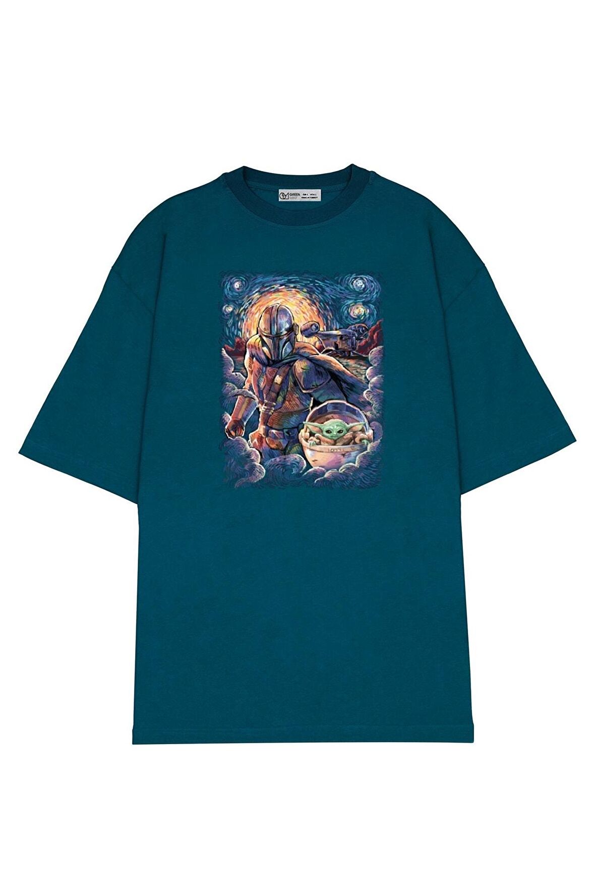Unisex Oversize T-shirt Star Wars Starry Night Portrait