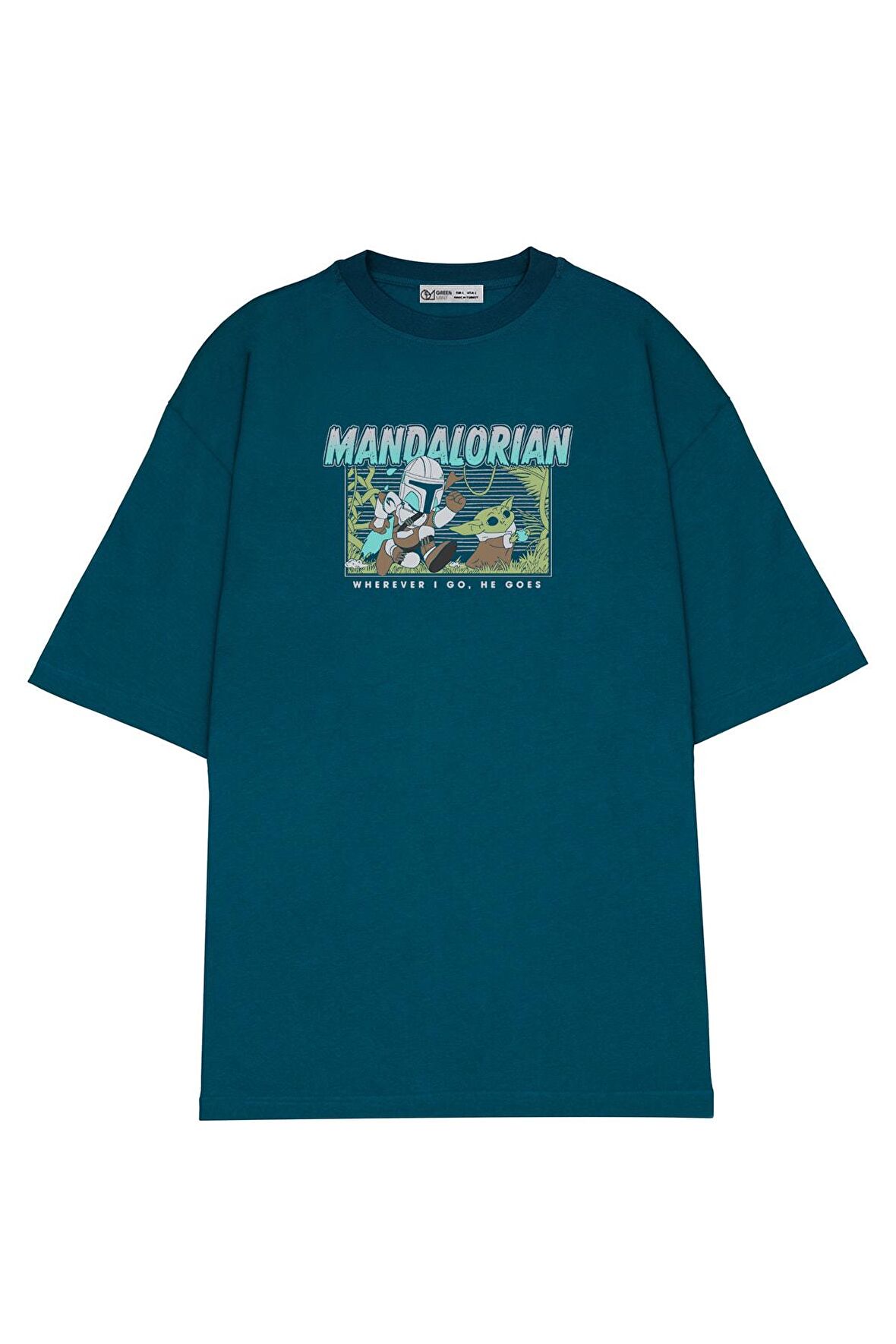Unisex Oversize T-shirt The Mandalorian Chase