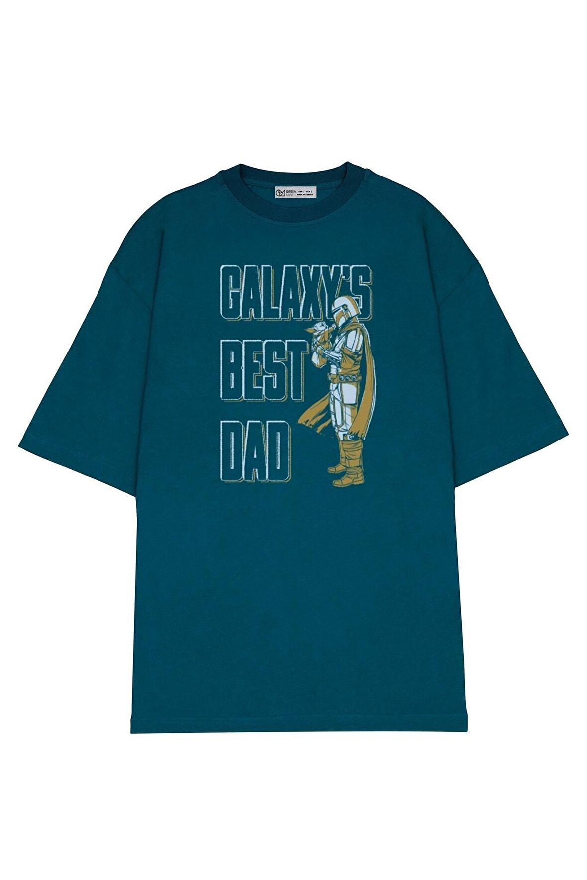 Unisex Oversize T-shirt The Mandalorian Galaxy's Best Dad