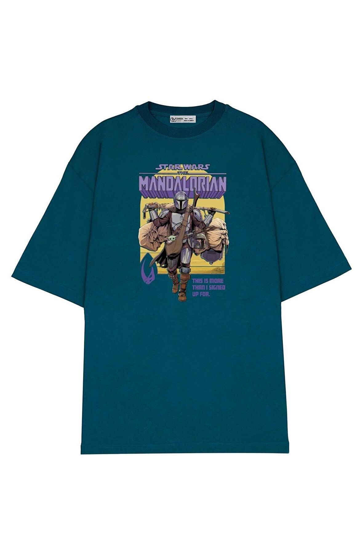 Unisex Oversize T-shirt The Mandalorian More Than I Signed Up For
