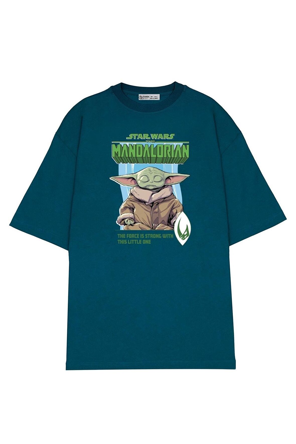 Unisex Oversize T-shirt The Mandalorian The Force Is Strong