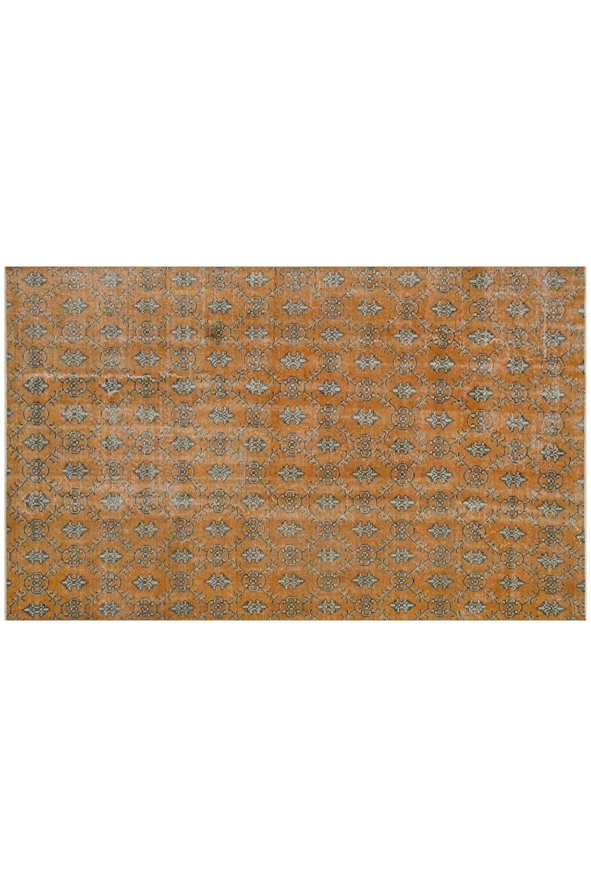 Gerçek El Dokuma Eskıtme Halı 158 X 256 Cm 9654
