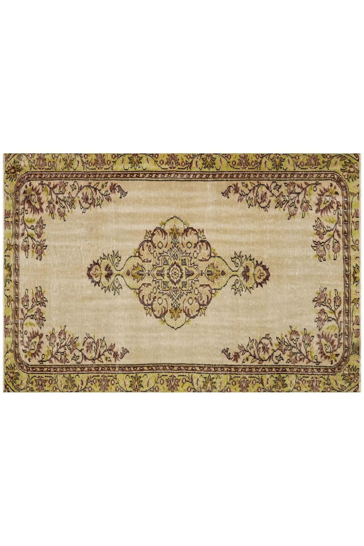 Eskıtme El Dokuma Vıntage Halı 161 X 237 Cm 9657