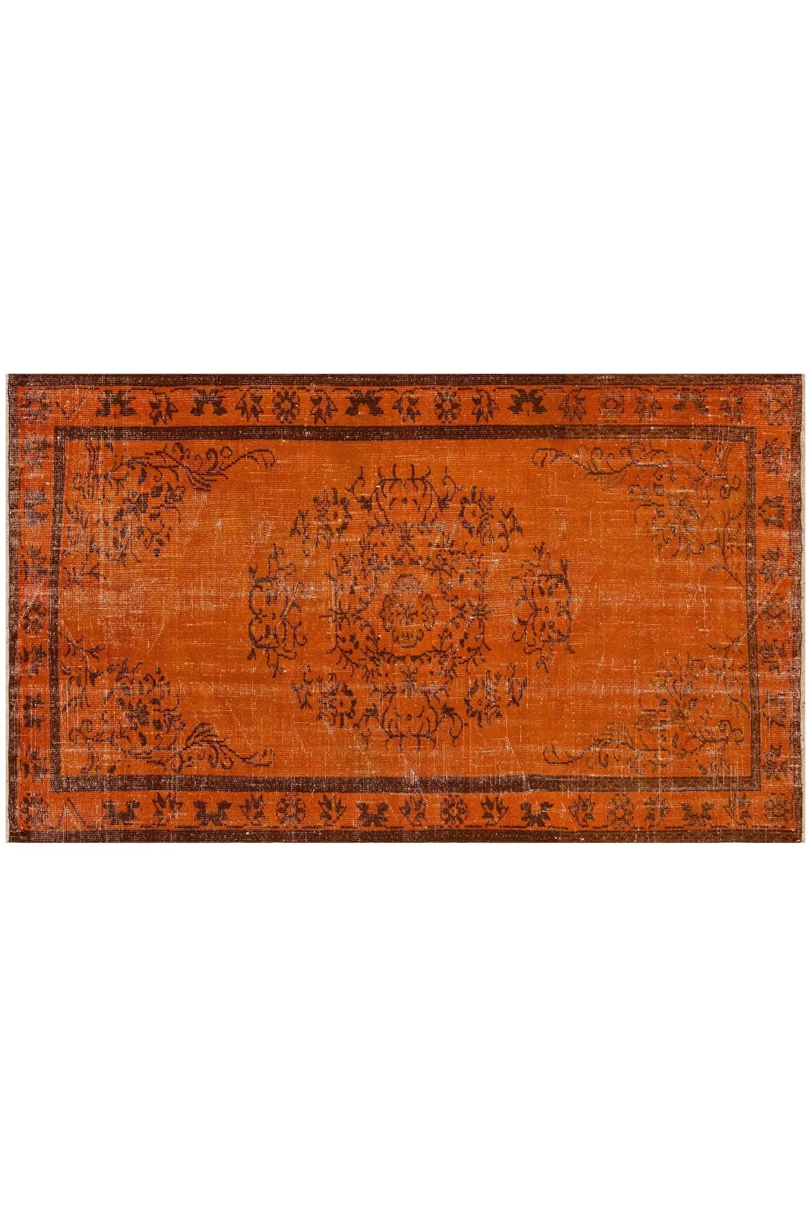 Eşsız Güzellığe Sahıp Vıntage El Dokuma Halı 164 X 265 Cm 9739