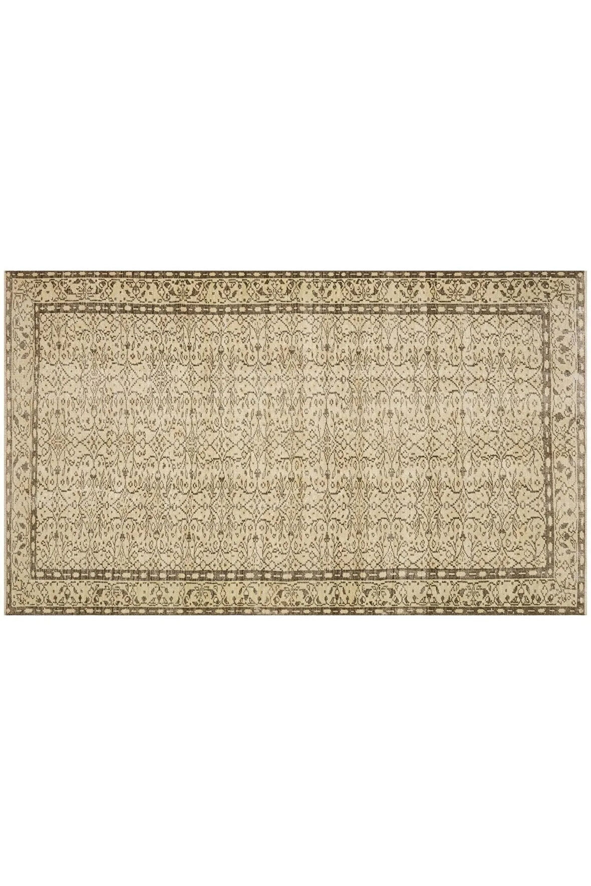 Eşsiz Anadolu Vintage Eskitme El Dokuma Halı 166 X 277 Cm 9336