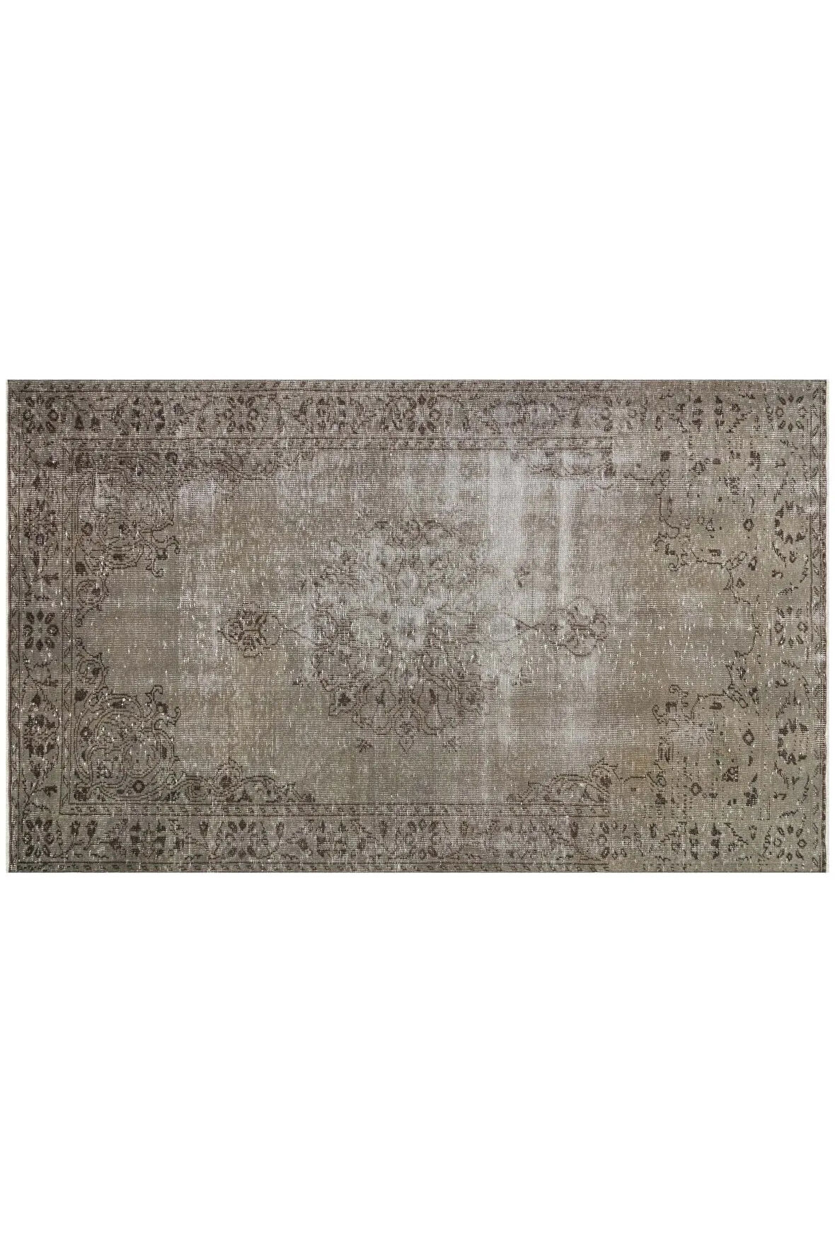 Gerçek El Dokuma Eskitme Halı 166 X 270 Cm 9388