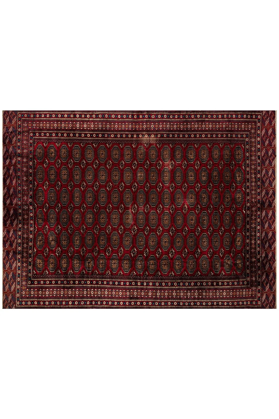 Eşsiz Anadolu Vintage Eskitme El Dokuma Halı 245 X 345 Cm 9565