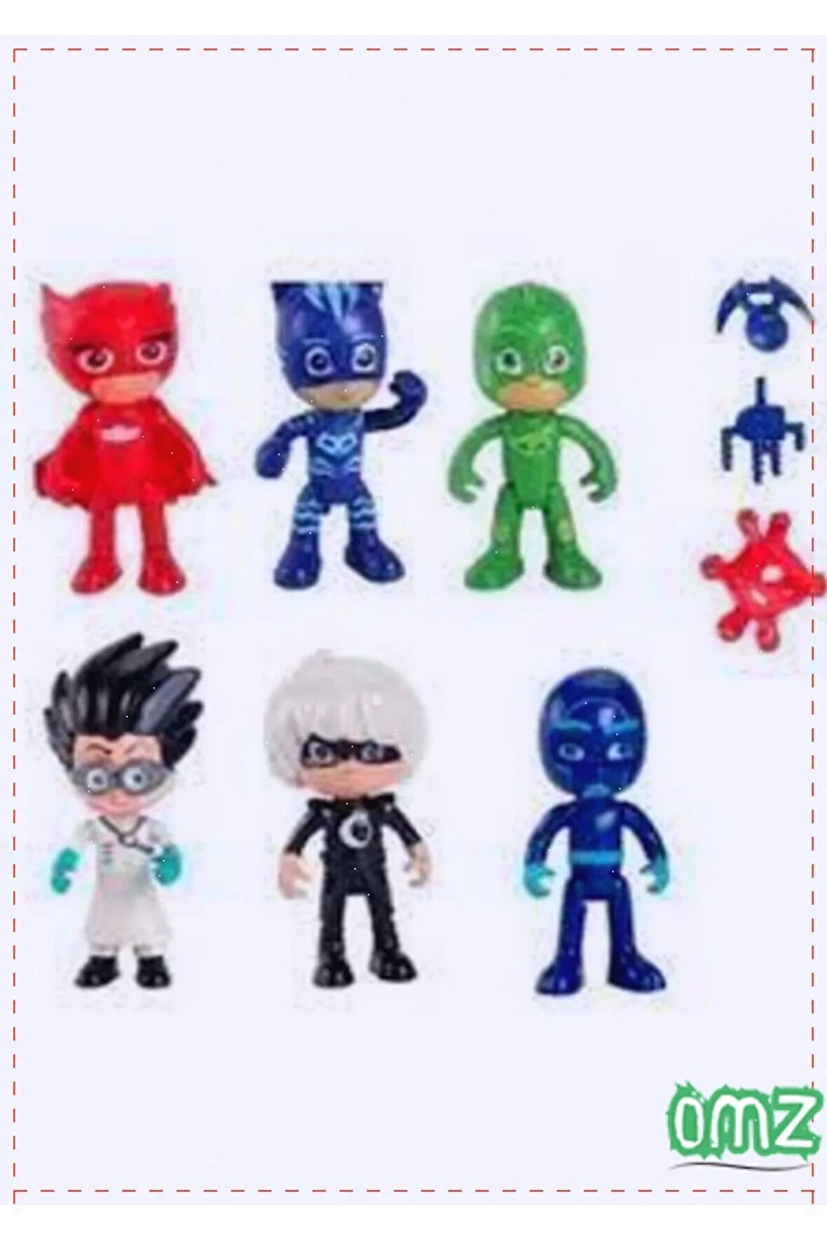 Pjmasks Pj Maskeliler Pijamaskeliler 10 Pcs Figür Araç Erkek Cocuk Egitici Ürün Montessori Oyuncak