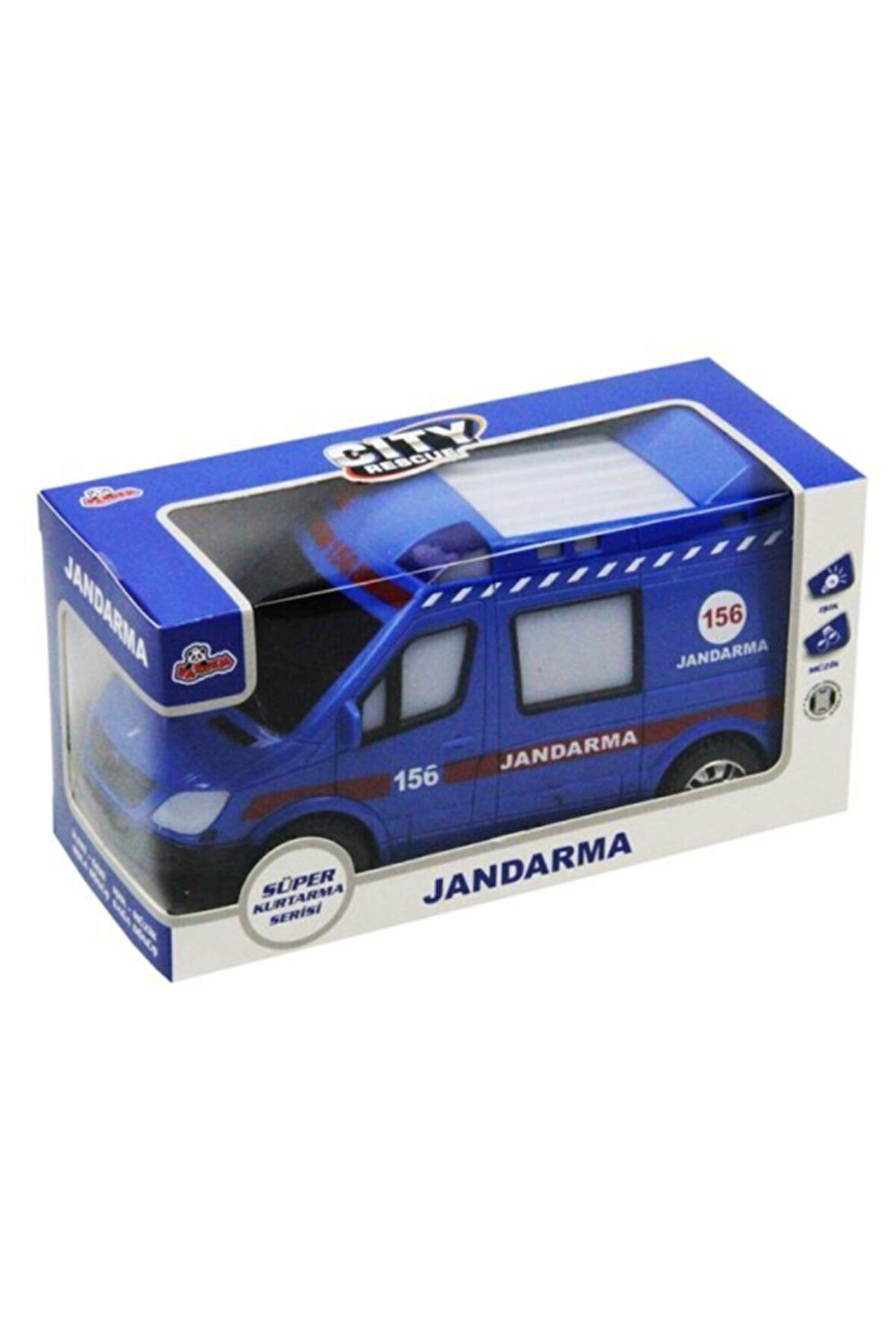 Eğitici Oyuncaklar Kutulu Kaliteli Pilli Sesli Işıklı Jandarma Kız Erkek Çocuk Oyuncak