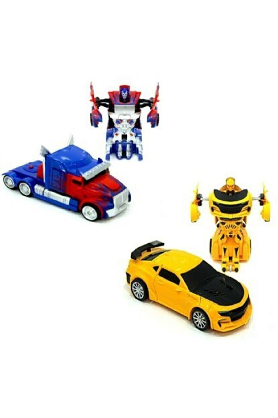 Eğitici Oyuncaklar Transformers Bumblebee Tır Optımus Prıme Ve Bumblebee Kız Erkek Çocuk Oyuncak