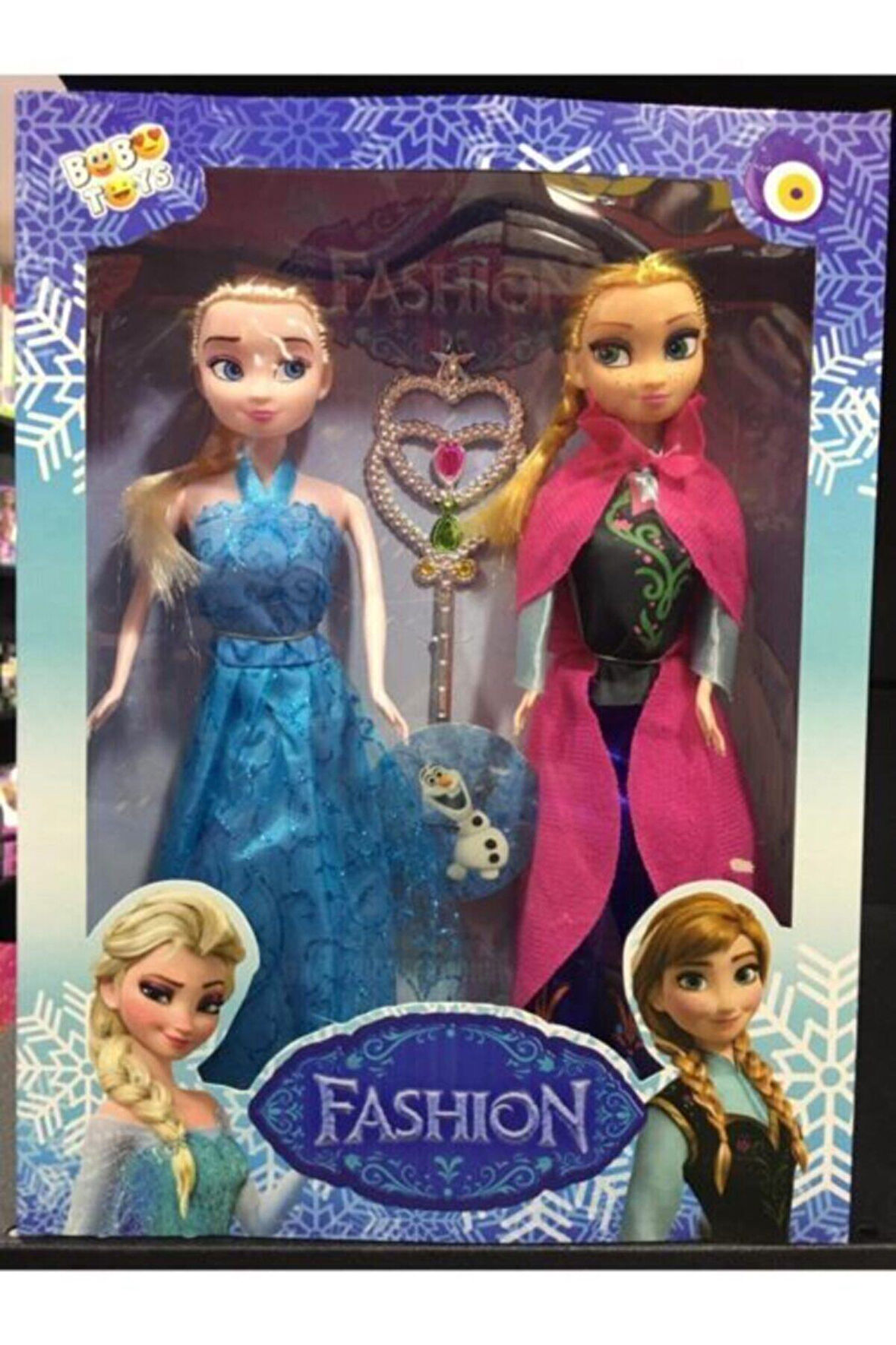 Eğitici Oyuncaklar Karlar Ülkesi Elsa Ve Anna 2 Li Oyuncak Bebek Frozen Elsa Anna 2 Li Bebek Kız Erk