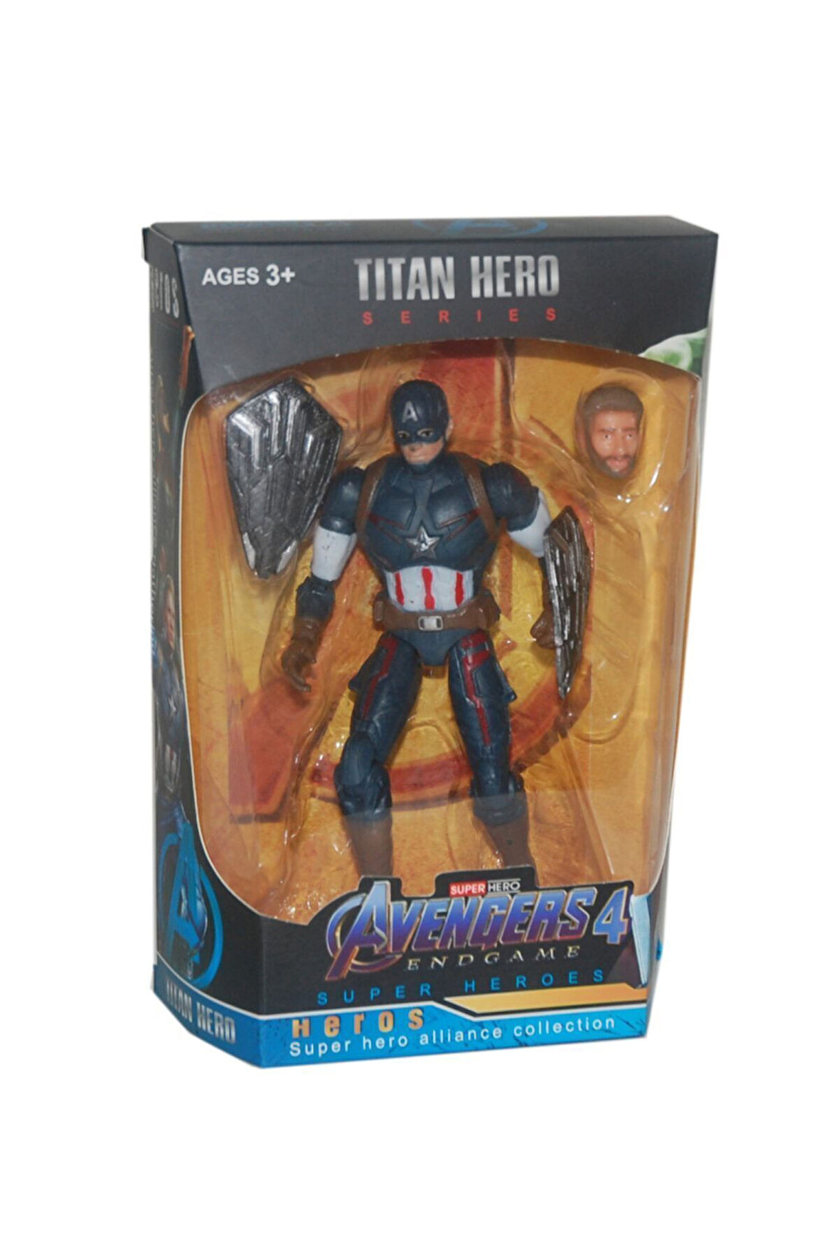 Eğitici Oyuncaklar Avengers Yenilmezler Aksiyon Figür Oyuncak Captain America Es9104 Kız Erkek Çocuk