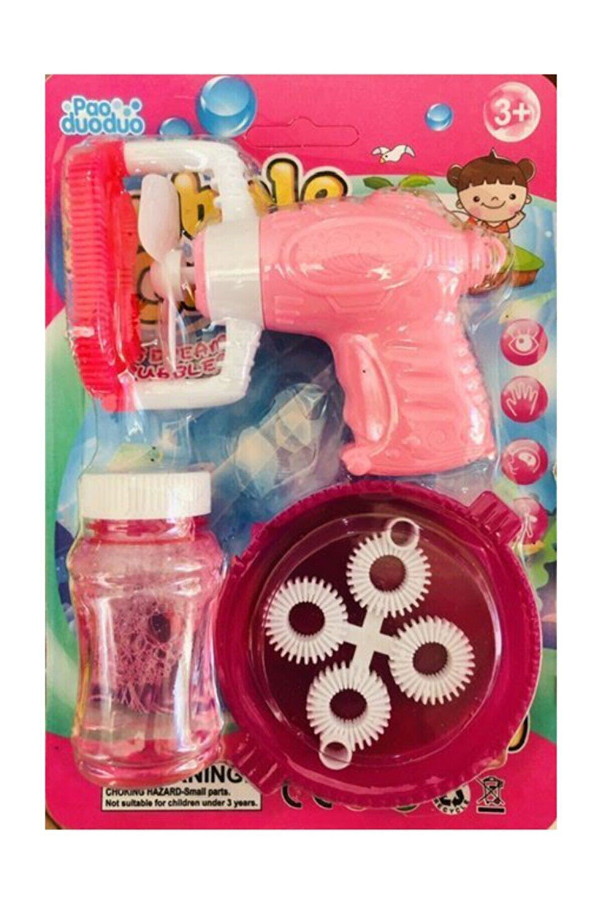 Eğitici Oyuncaklar Köpük Baloncuk Tabancası Pilli Oyuncak Yeni Model Bol Köpüklü Kız Erkek Çocuk Oyu