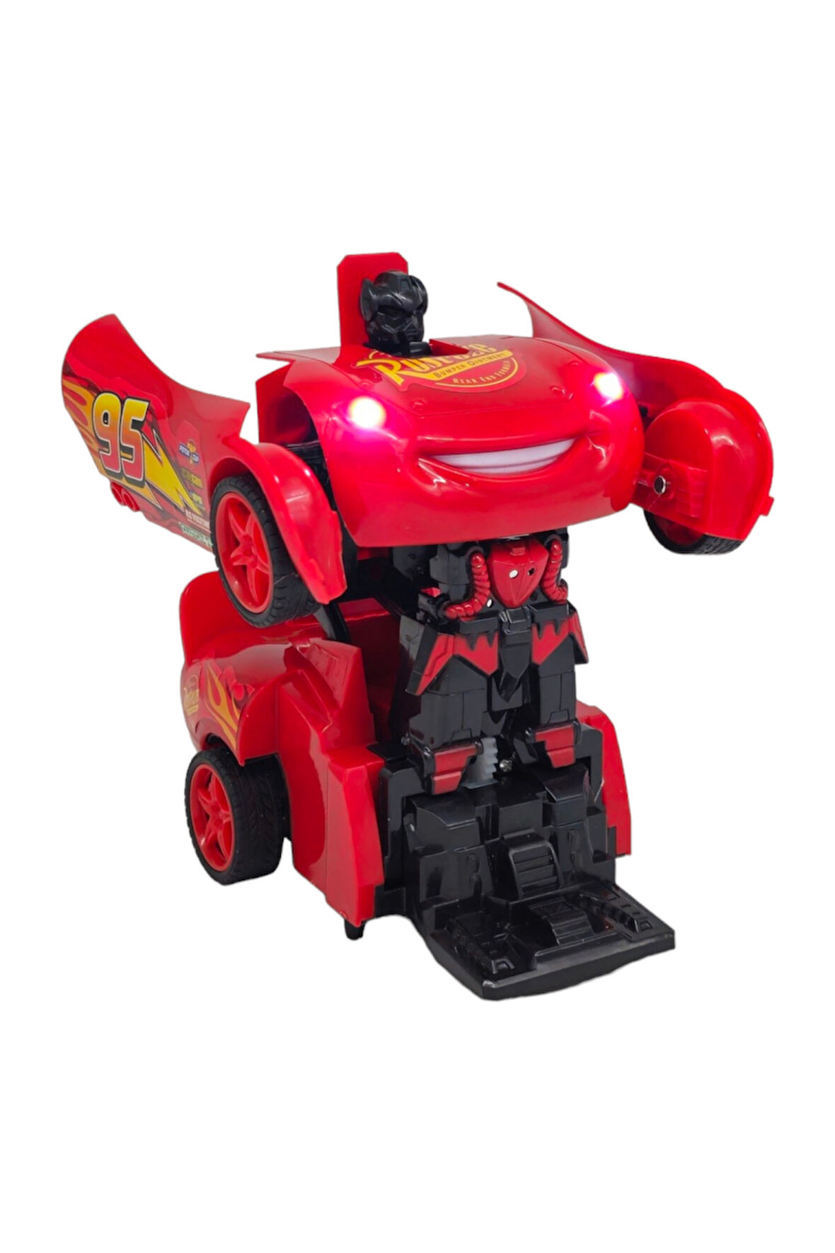 Eğitici Oyuncaklar Oyuncak Uzaktan Kumandalı Robota Dönüşen Şimşek Mcqueen Rd318 Kız Erkek Çocuk Oyu