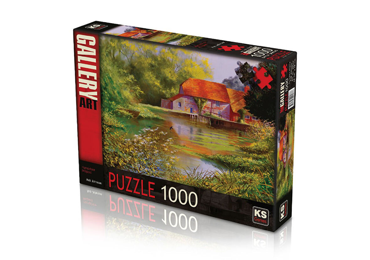 Kız Erkek Çocuk Oyuncak KS Puzzle 1000 Parça Hampshire Millpool Kız Erkek Çocuk Oyuncak Eğitici Eğle