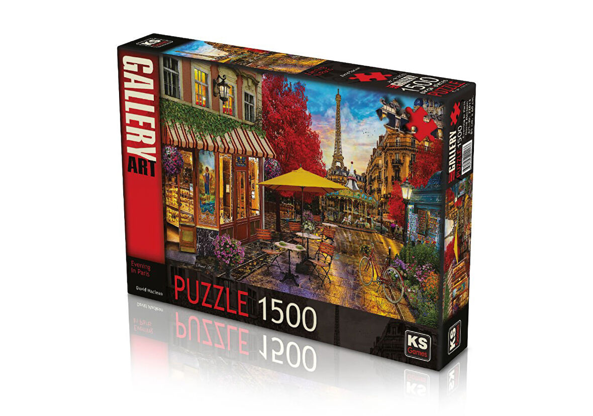 Kız Erkek Çocuk Oyuncak KS Puzzle 1500 Parça Evening İn Paris Paris'te Akşam Kız Erkek Çocuk Oyuncak