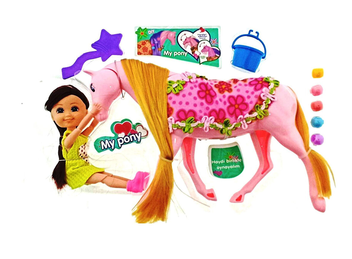 Kız Erkek Çocuk Oyuncak Gaga Love ve Pembe Atı Kız Erkek Çocuk Oyuncak Eğitici Eğlenceli Oyuncak