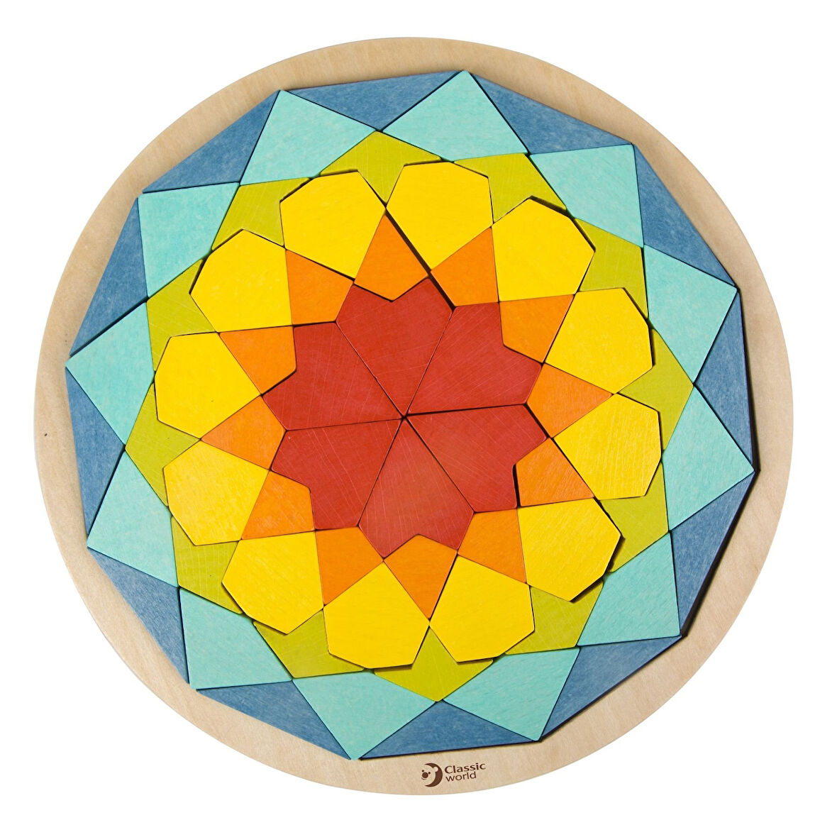 Kız Erkek Çocuk Oyuncak Ahşap 3D Puzzle ve Mandala Bulmaca Kız Erkek Çocuk Oyuncak Eğitici Eğlenceli