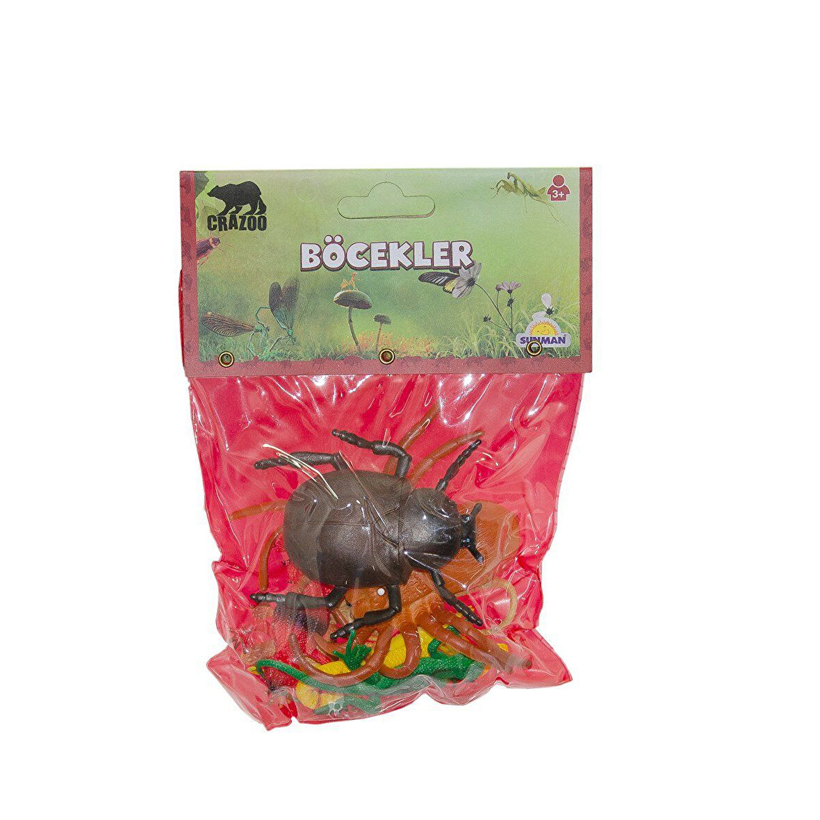 Kız Erkek Çocuk Oyuncak 00707 Böcekler veya Yılanlar Poşetli Hayvan Seti-1adet Stokta Olan Gönderili