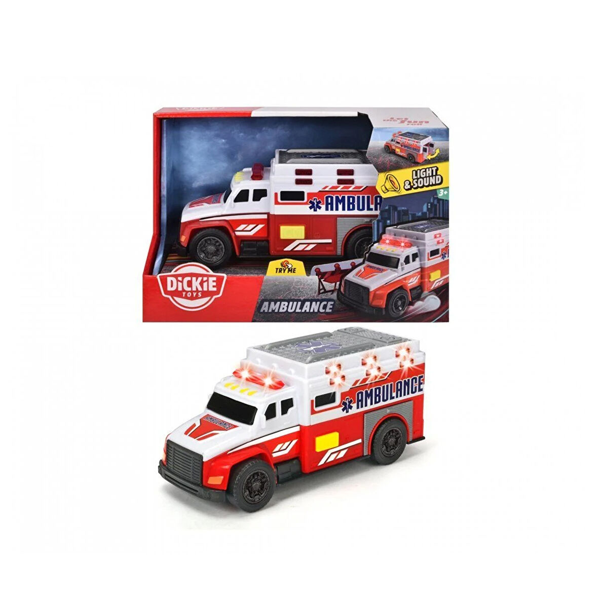 Kız Erkek Çocuk Oyuncak 203302013 Dickie Ambulans Kız Erkek Çocuk Oyuncak Eğitici Eğlenceli Oyuncak