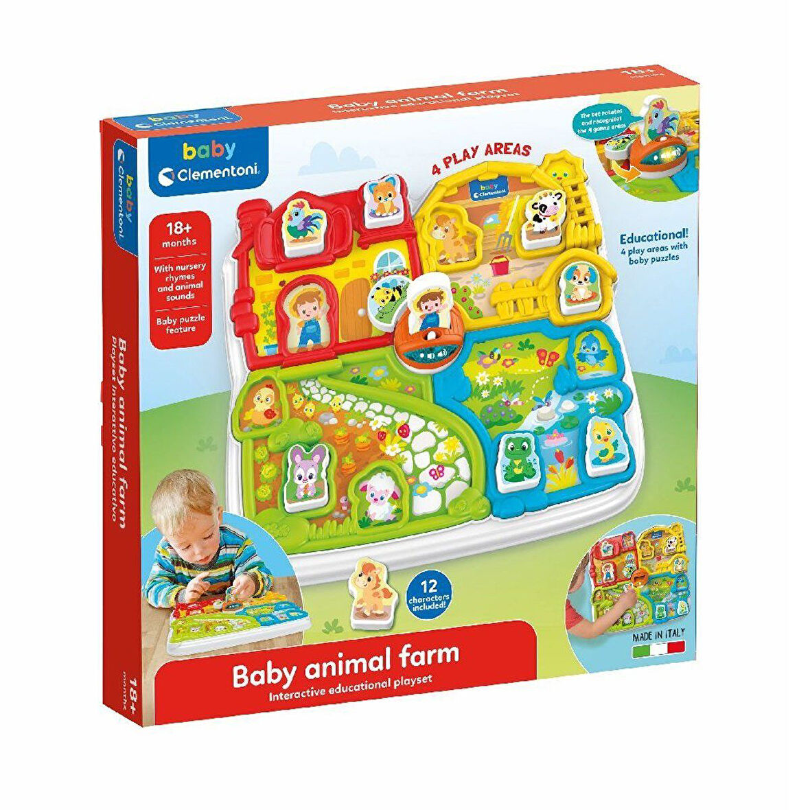 Kız Erkek Çocuk Oyuncak 17716 Baby - Bebek Hayvanlar Çiftliği Kız Erkek Çocuk Oyuncak Eğitici Eğlenc