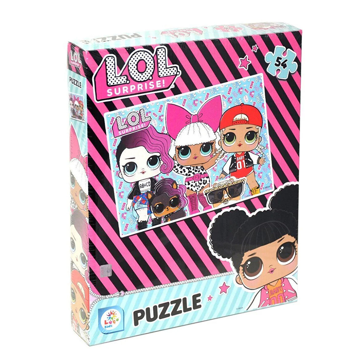 Kız Erkek Çocuk Oyuncak LOL7585 Laço Kids L.O.L. 54 Parça Puzzle Kız Erkek Çocuk Oyuncak Eğitici Eğl