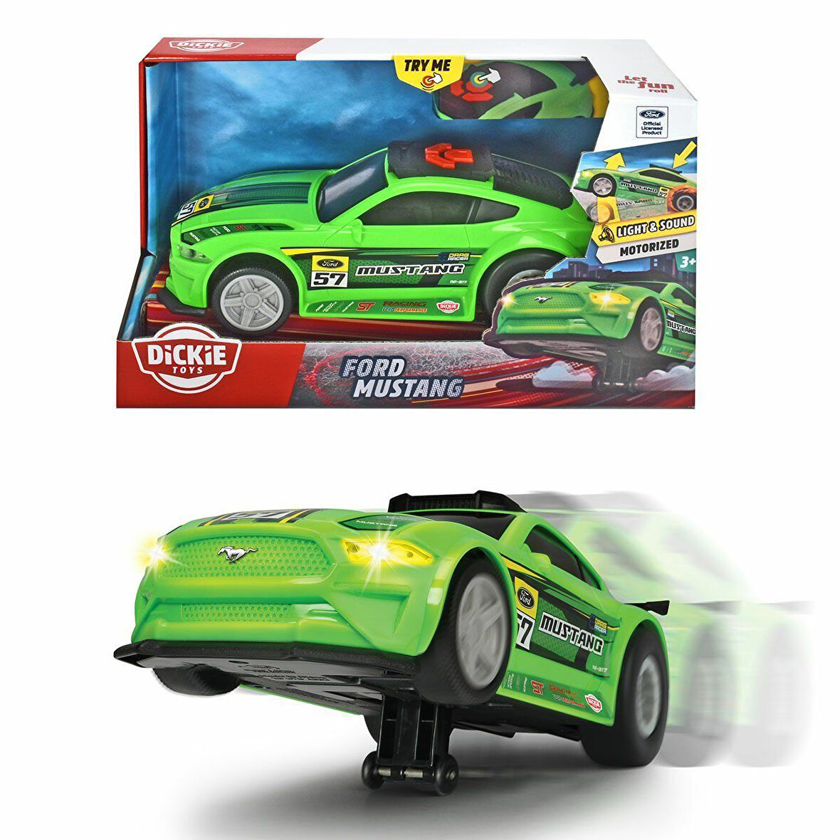 Kız Erkek Çocuk Oyuncak 203764009 Ford Mustang - Wheelie Raiders Kız Erkek Çocuk Oyuncak Eğitici Eğl
