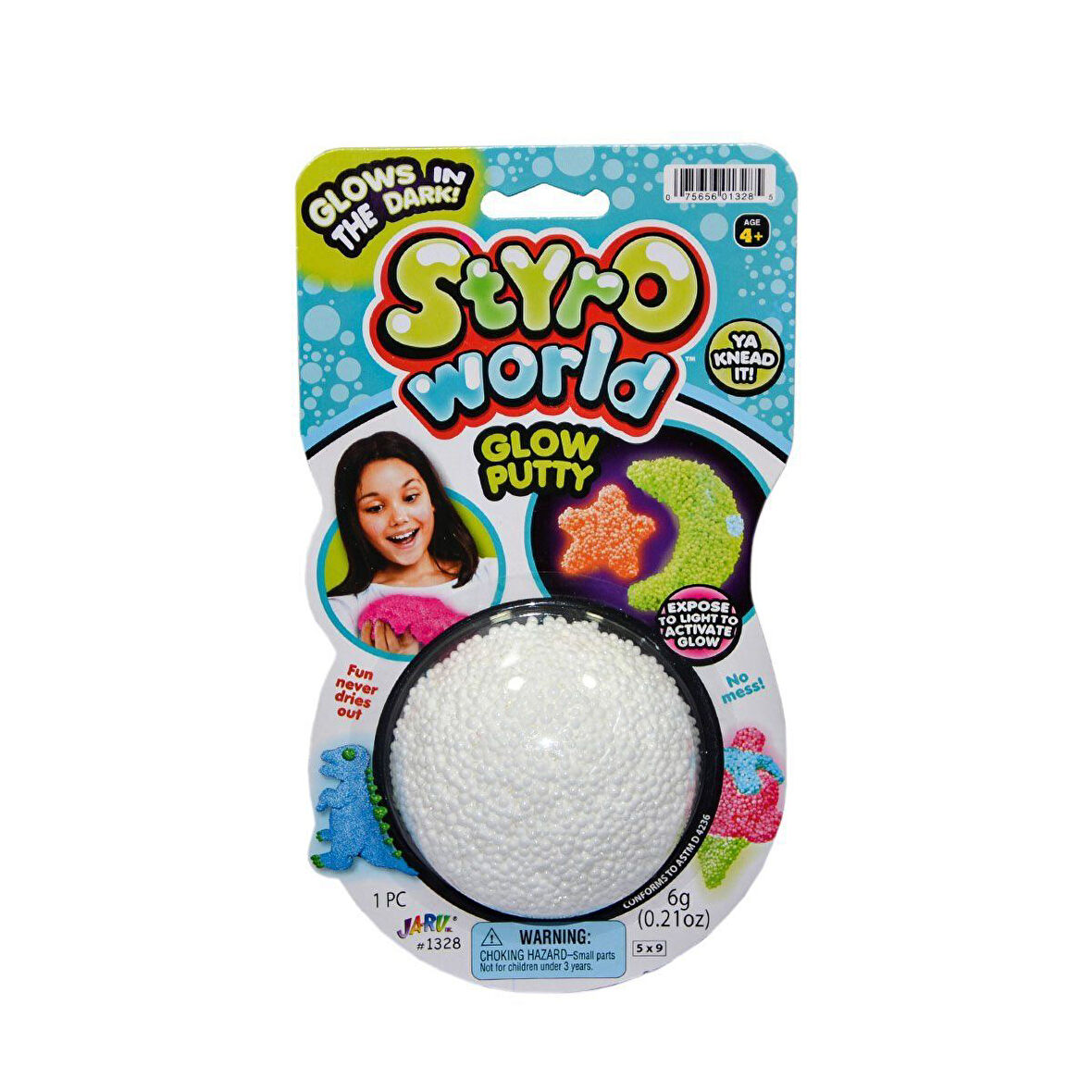 Kız Erkek Çocuk Oyuncak 1328 Styro World Glow Putty - 1adet stokta olan gönderilir Kız Erkek Çocuk O