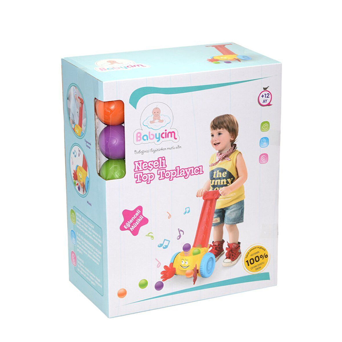 Kız Erkek Çocuk Oyuncak HE0818 Babycim TOP TOPLAMA OYUNU Kız Erkek Çocuk Oyuncak Eğitici Eğlenceli O