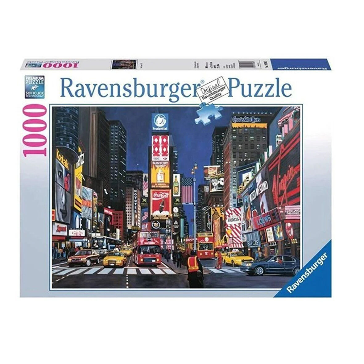 Kız Erkek Çocuk Oyuncak 165698 Ravensburger, Times Meydanı 1000 parça Puzzle Kız Erkek Çocuk Oyuncak