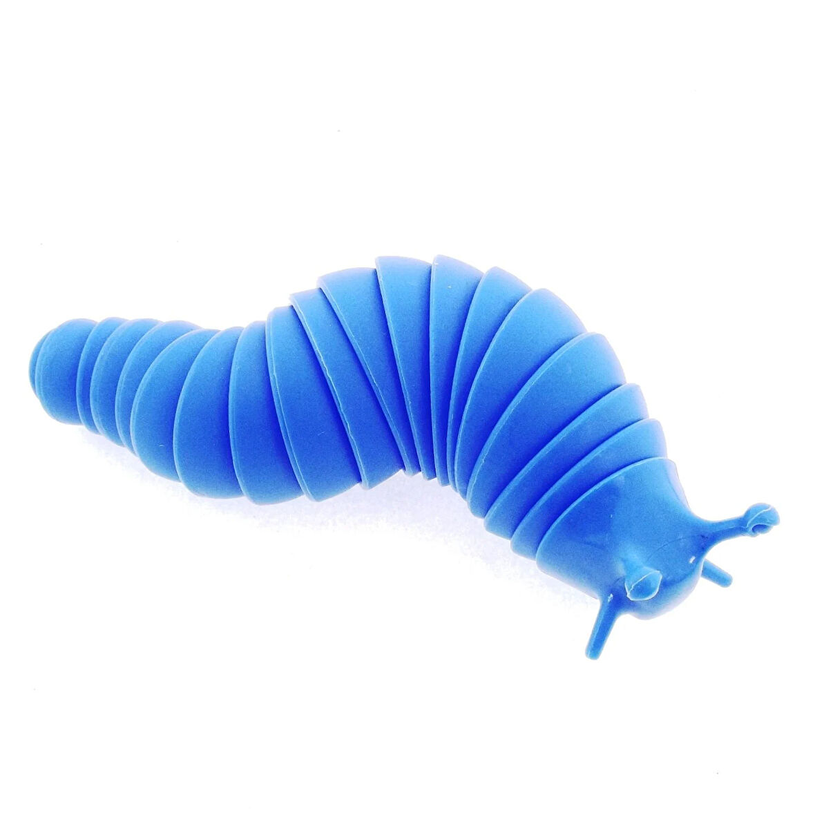 Kız Erkek Çocuk Oyuncak Kıvrılabilen Plastik Mavi Salyangoz Kız Erkek Çocuk Oyuncak Eğitici Eğlencel