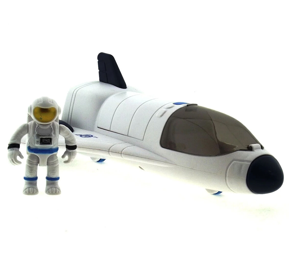 Kız Erkek Çocuk Oyuncak Sesli ve Işıklı Astronotlu Uzay Mekiği Kız Erkek Çocuk Oyuncak Eğitici Eğlen