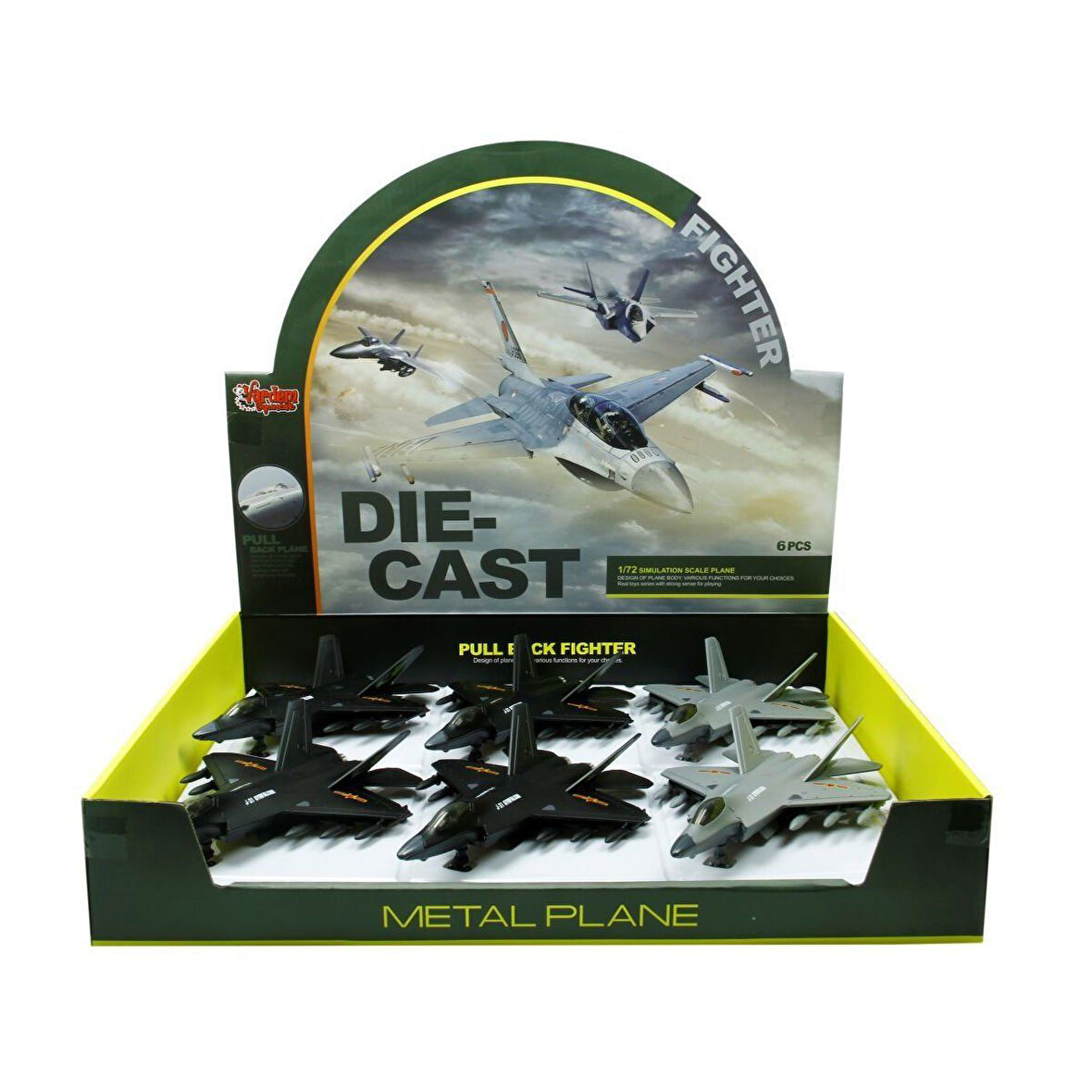 Kız Erkek Çocuk Oyuncak HW777-23 Çek Bırak J-31 Gyrfalcon Savaş Uçağı -1adet stokta olan gönderilir