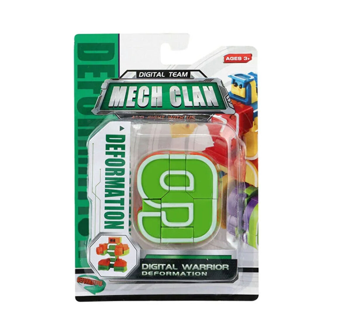 Kız Erkek Çocuk Oyuncak Robota Dönüşen Rakam- Dokuz Kız Erkek Çocuk Oyuncak Eğitici Eğlenceli Oyunca