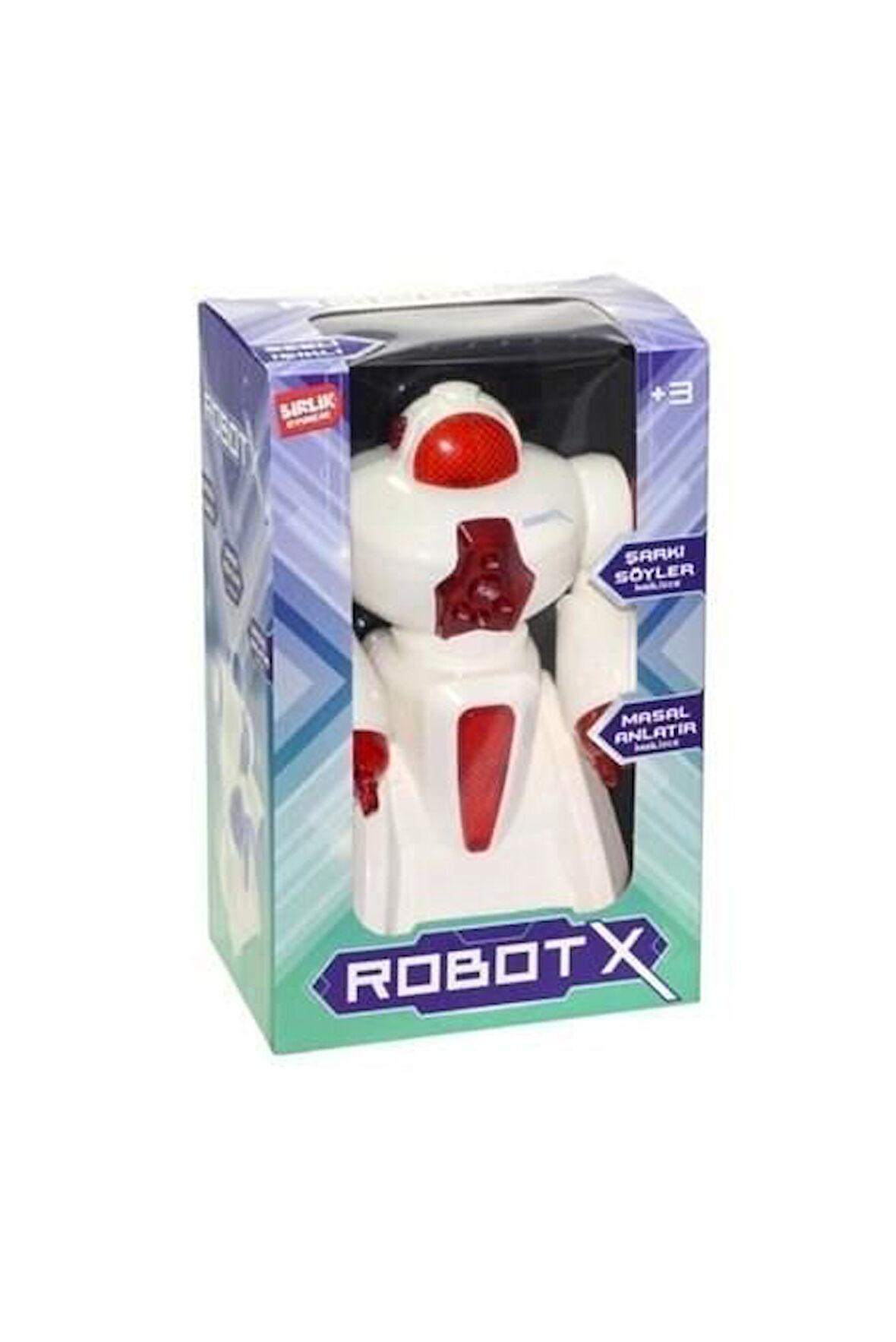 Kız Erkek Çocuk Oyuncak Türkçe Sesli Pilli Robot X Oyuncak Kız Erkek Çocuk Oyuncak Eğitici Eğlenceli